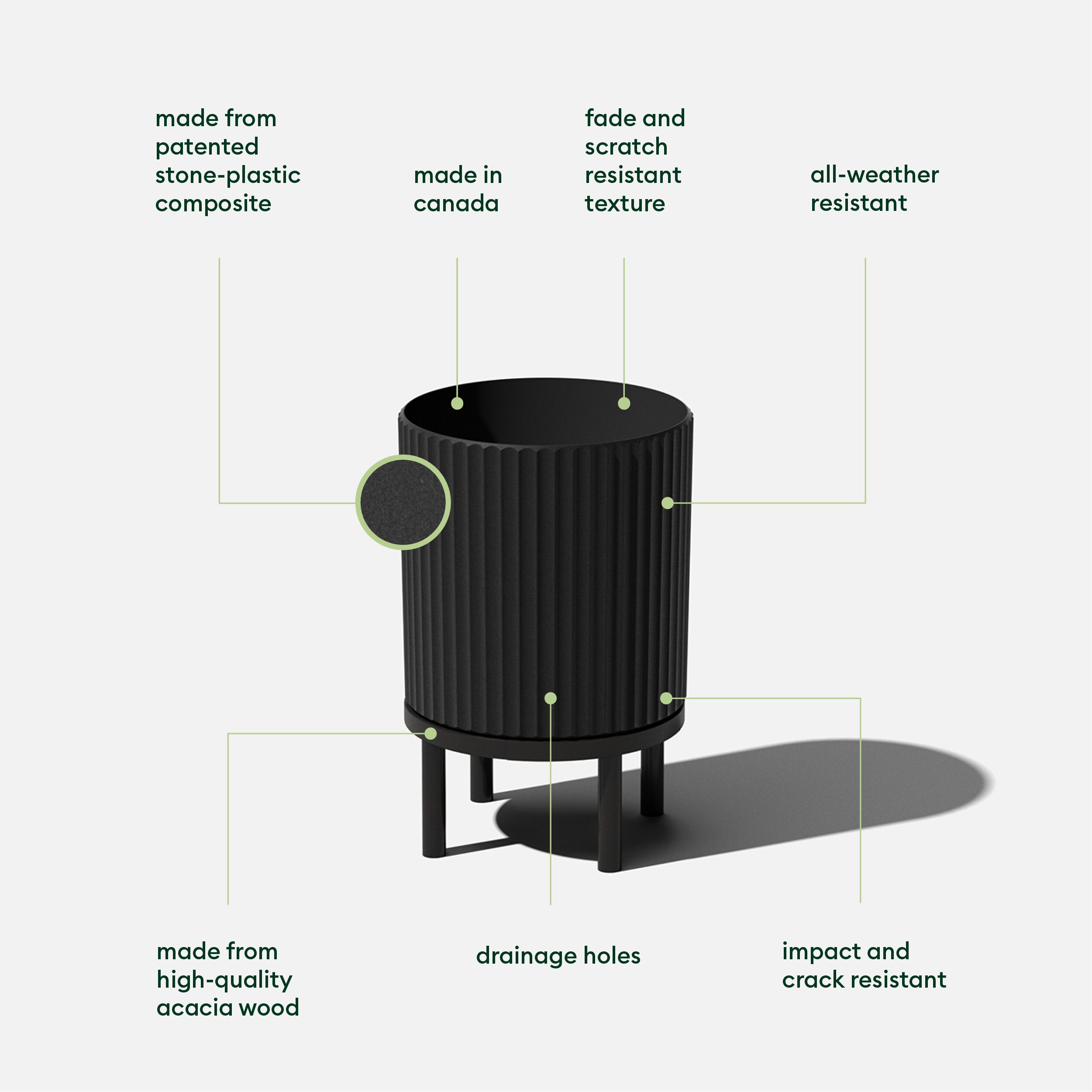 Veradek DMSTV12BBL-2PK Planter-Window-Box - View #2