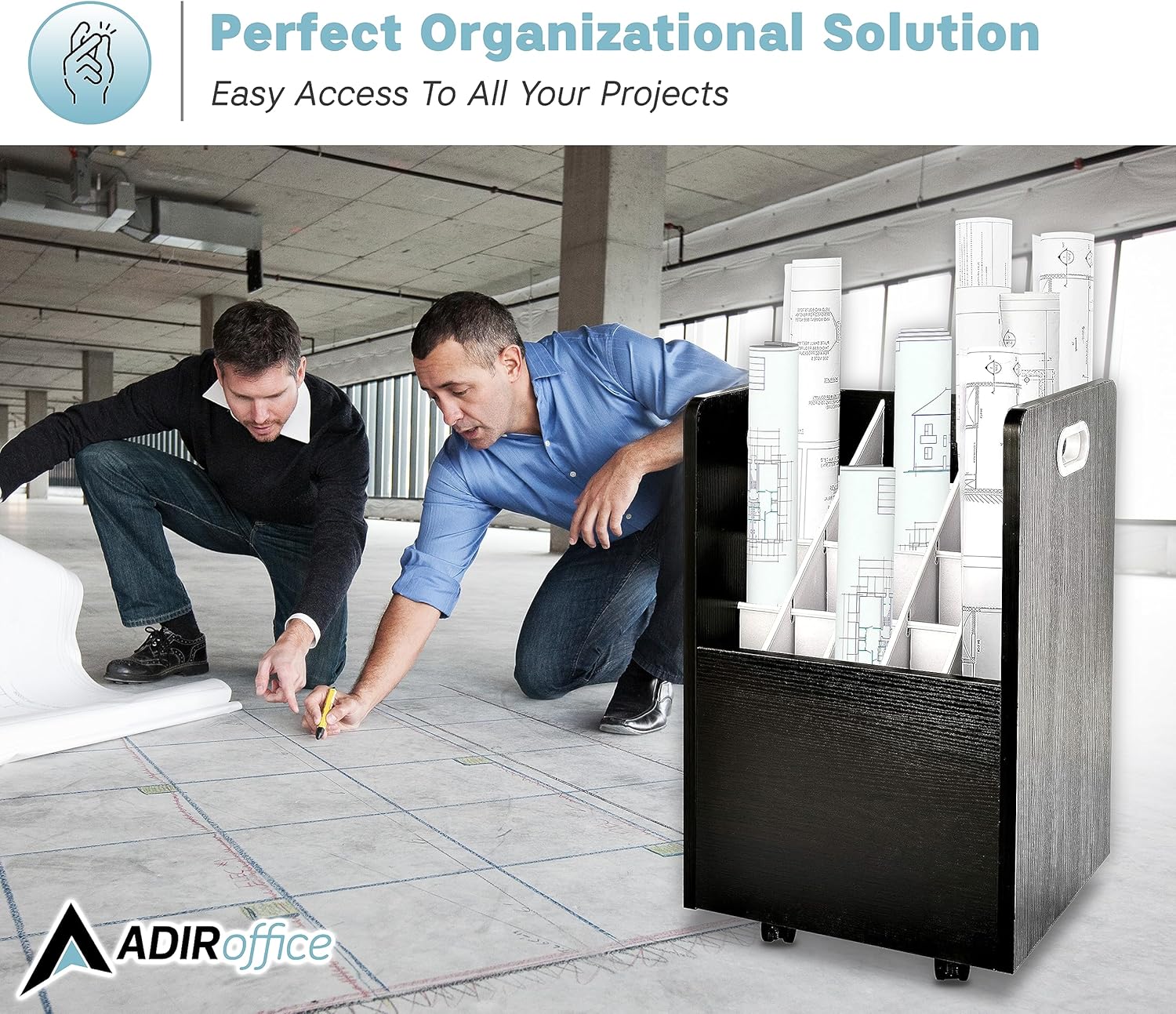 AdirOffice 624-BLK-KIT1 Office-Accessories - View #7