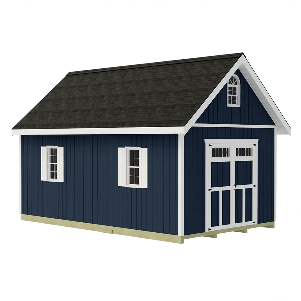 Springfield 12-ft x 24-ft Wood Storage Shed (Floor Included) | - Best Barns SFIELD1224DF