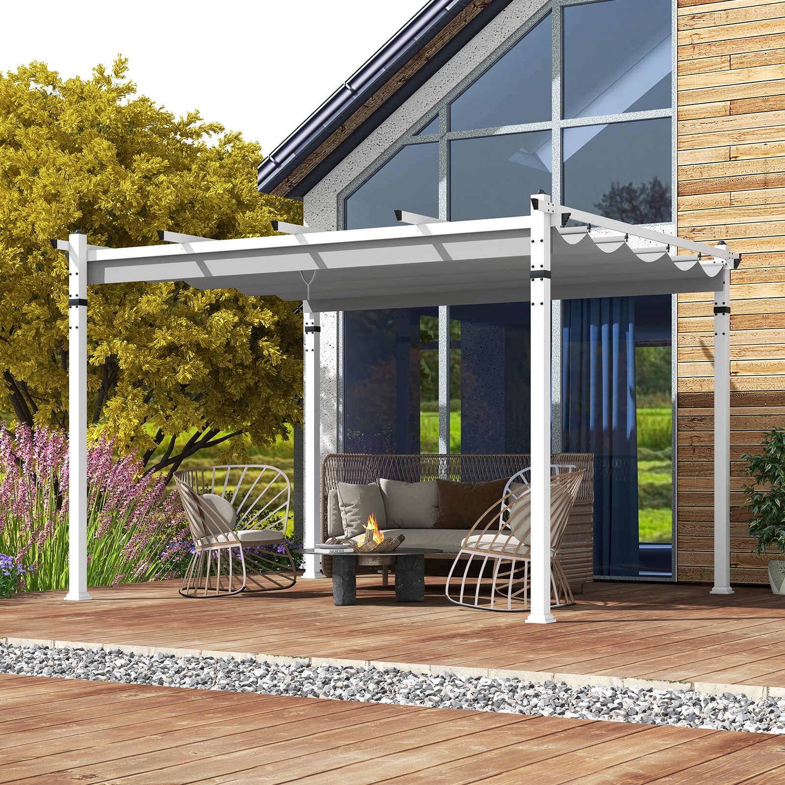 Poinic CWZ11781HS Wood-Resin-Gazebos - View #2