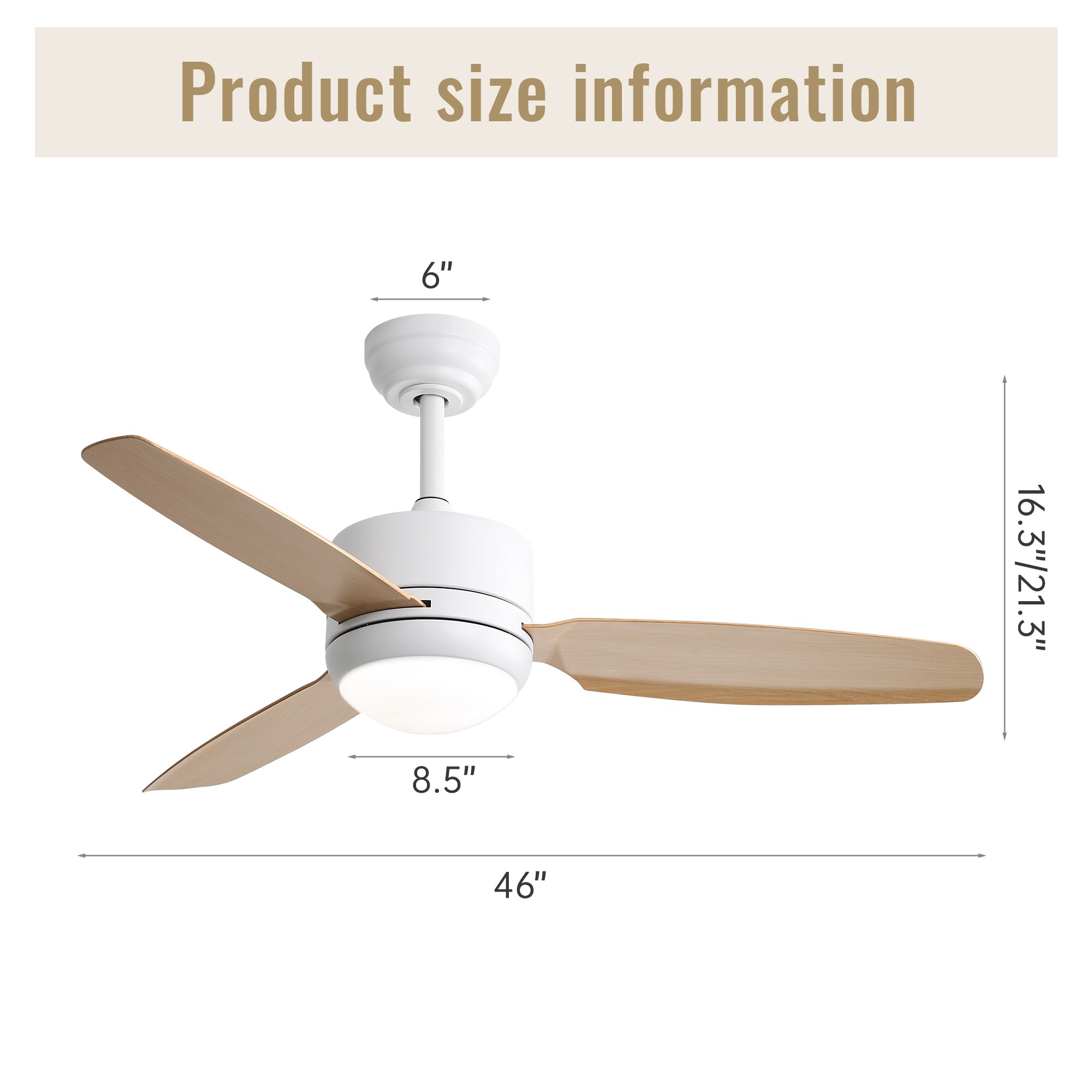 Bybafun YD1300071 Ceiling-Fans - View #3