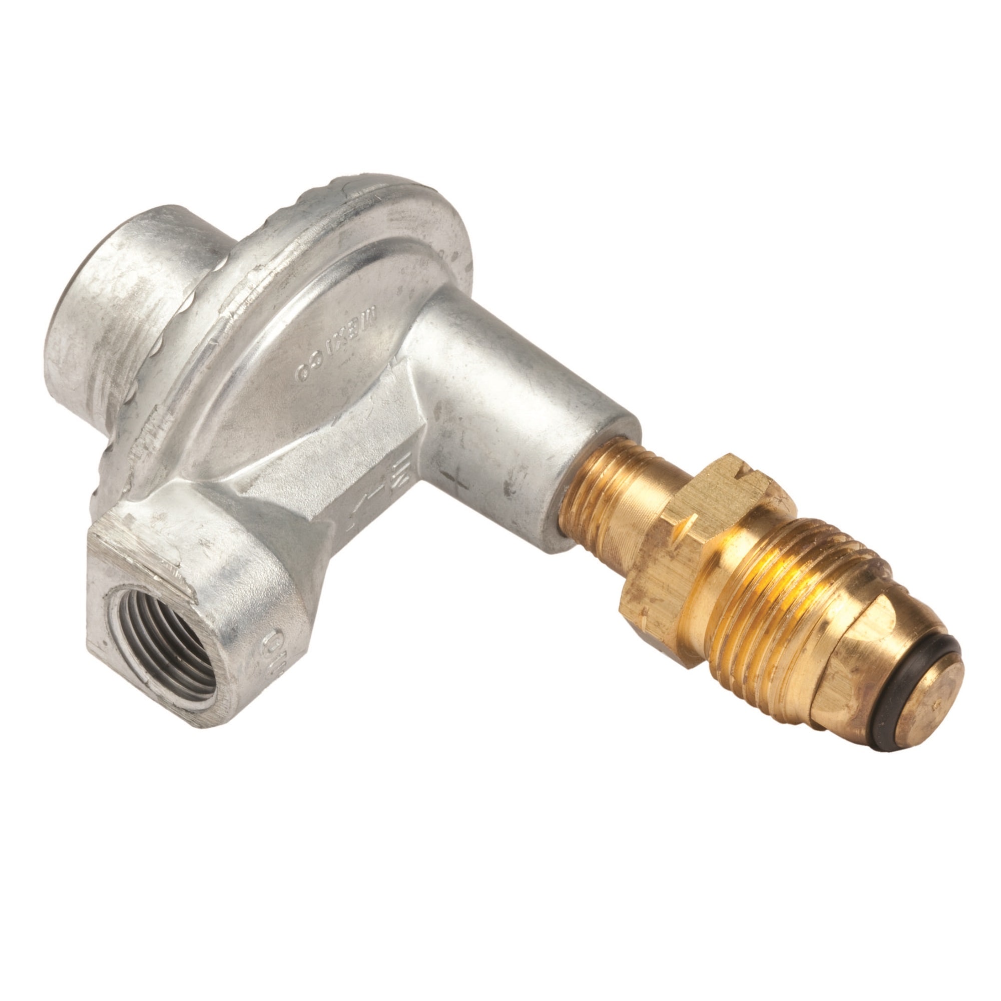 Mr. Heater Brass Female Throwaway Cylinder Thread x Soft Nose