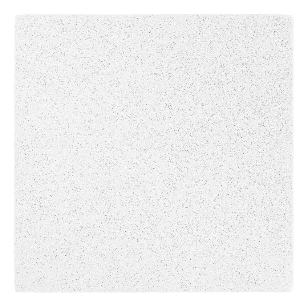 Armstrong Ceilings AcoustAffix White Mineral Fiber Surface-mount Ceiling Tile Sample
