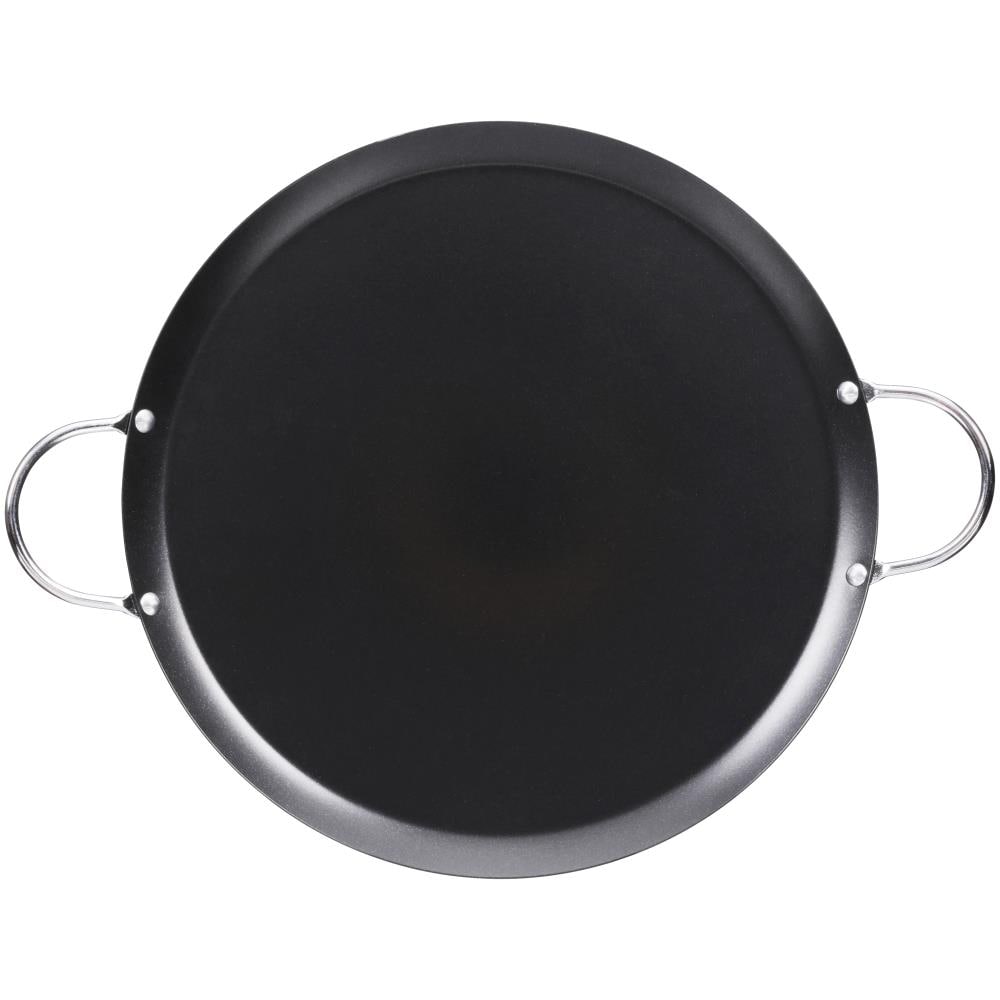 10.5 In. Cast Iron Comal Griddle And Crepe Pan, Seasoned | Victoria Round  With