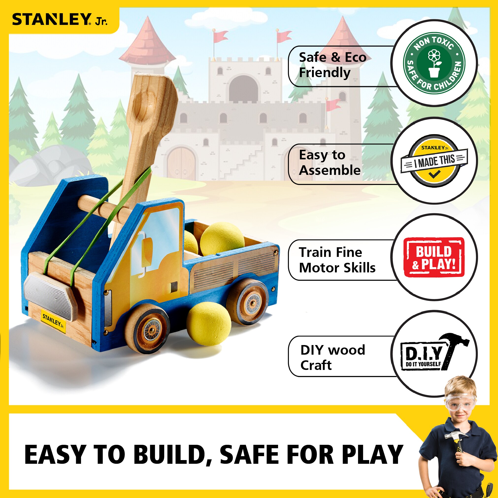 Stanley Jr. OLJK005-SY Kids-Woodworking-Project-Kits - View #7