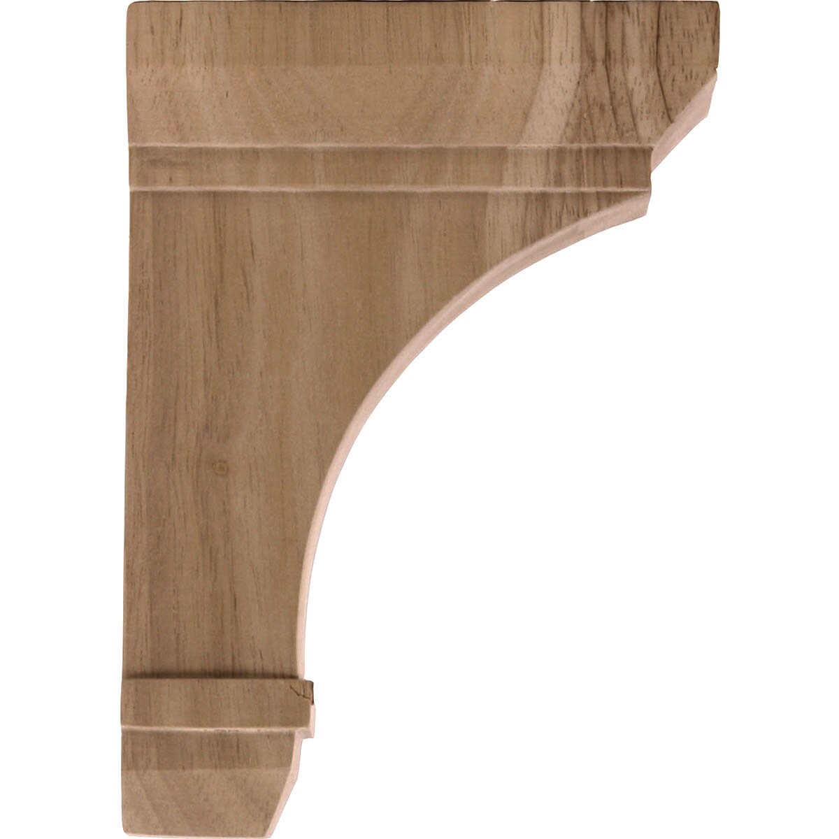 Cherry Wood Hand-Carved 7" Decorative Corbel Bracket