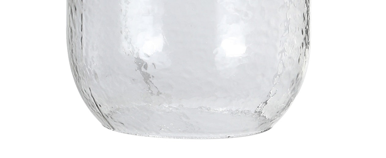 Arcadian 18" Silver Glass LED Table Lamp with Gray Shade