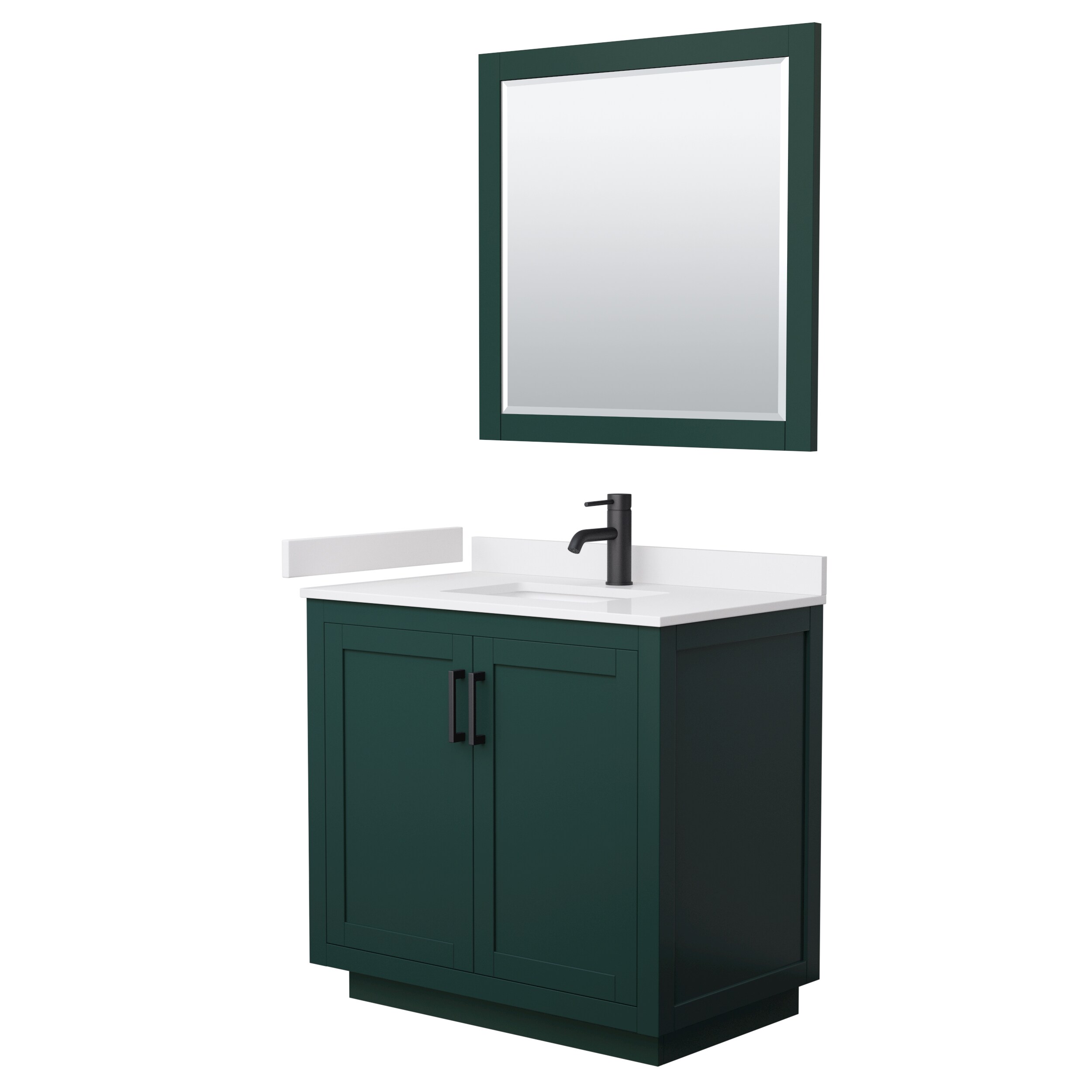 Wyndham Collection WCF292936SGKWCUNSM34 Bath-Vanity-Combo - View #2