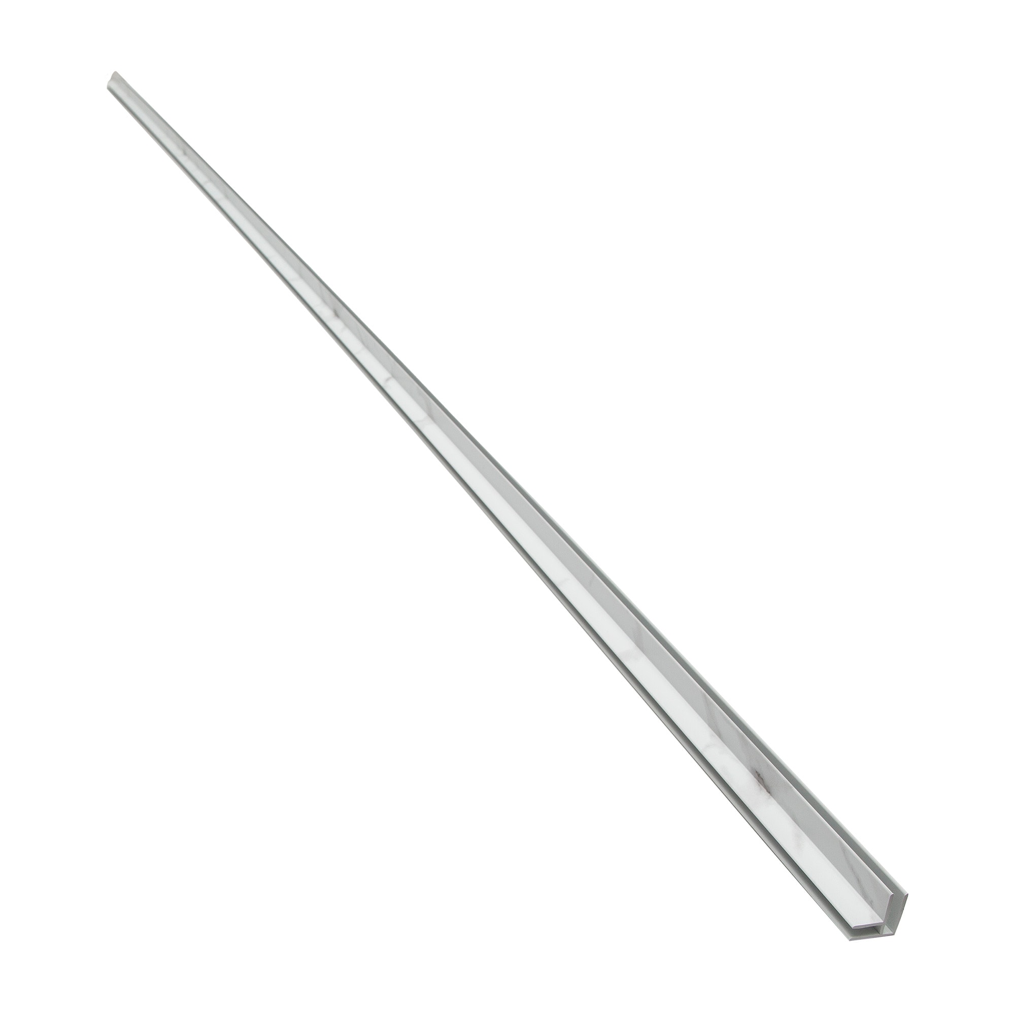 PALISADE 18910 Inside Corner 0.9375-in W x 94-in L Carrara Marble PVC Inside corner Tile Edge Trim