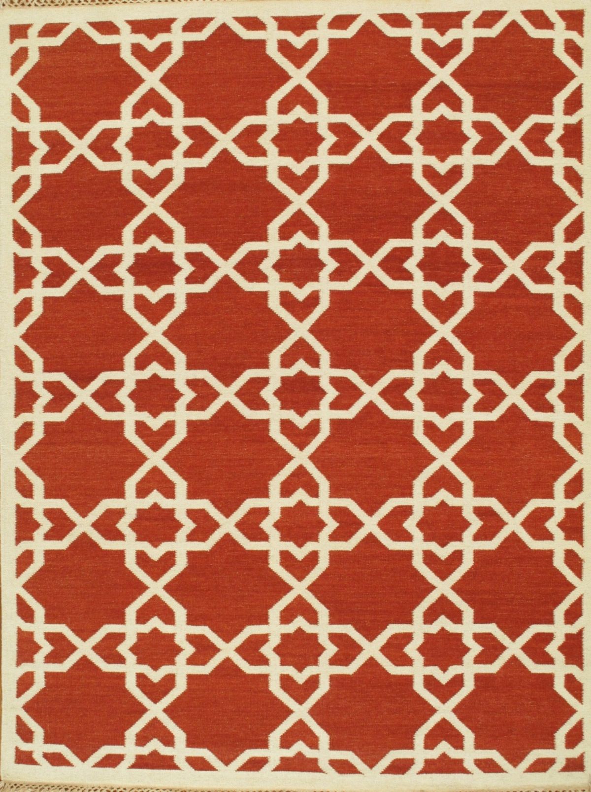 Pasargad Home SA-6138 10X14 Kilim 10 X 14 Wool Rust Indoor Area Rug