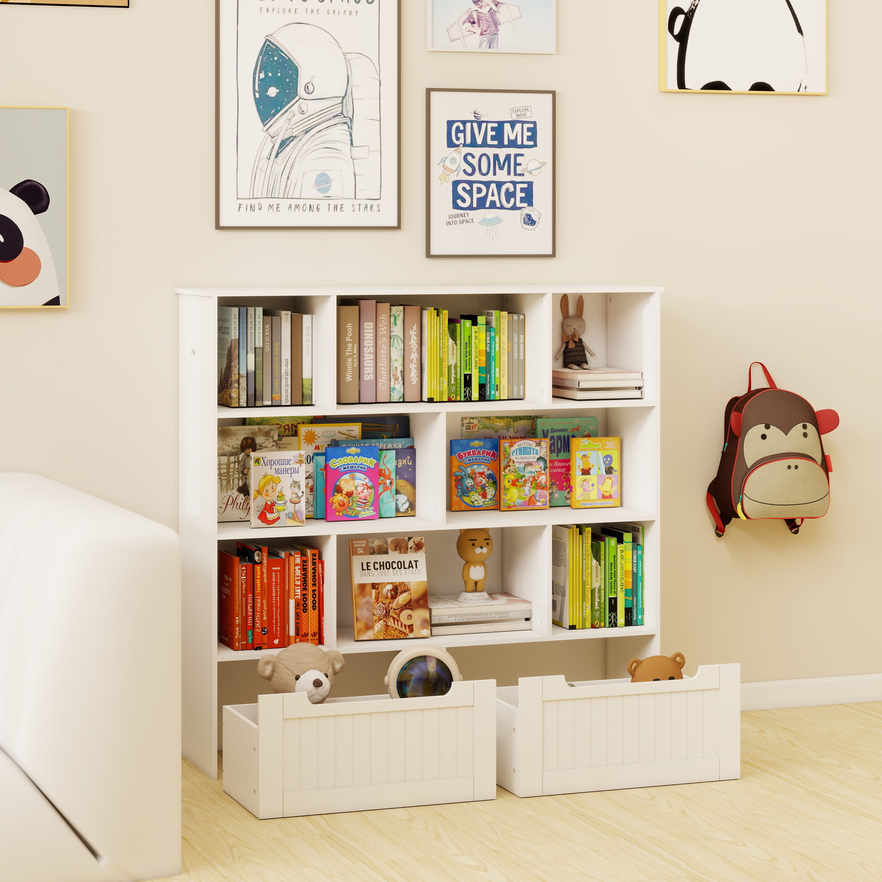 Vynxaria LEXY0228-DJSJ-BK050 Kids-Bookcases - View #3