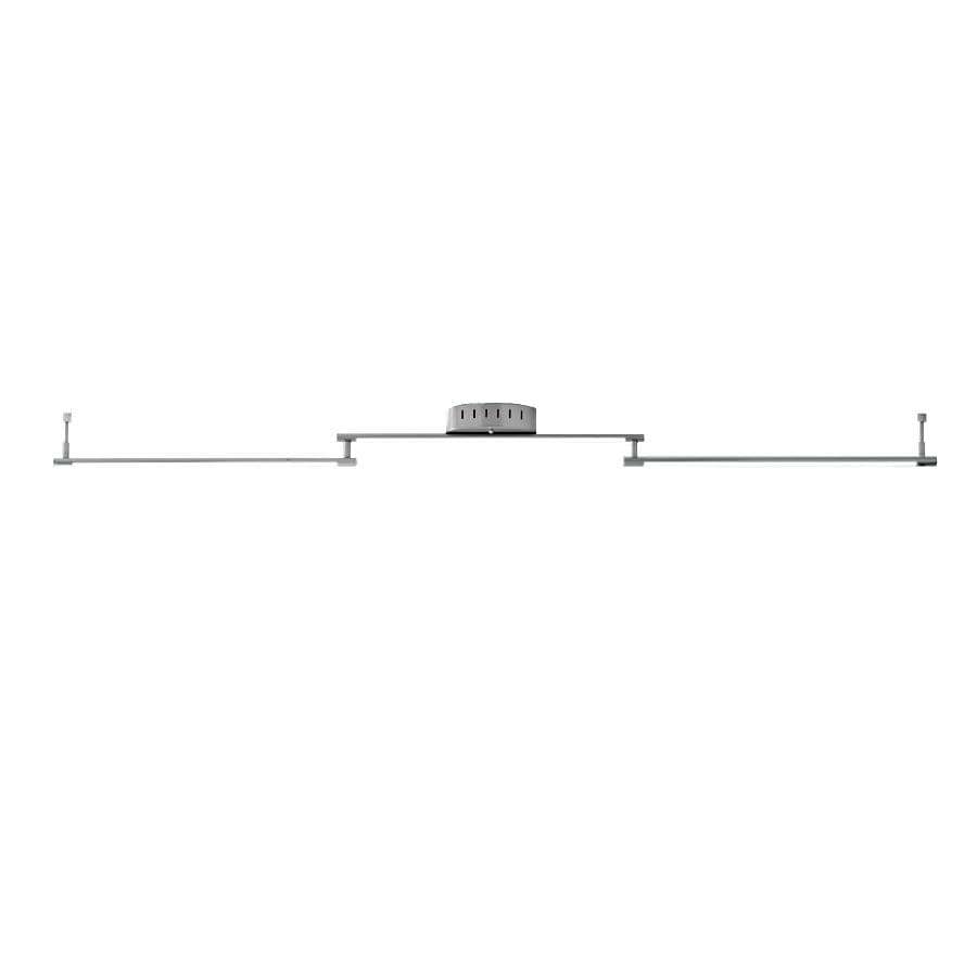 Style Selections 19545-000 Henniker 64.21-in 3-Light Brushed Nickel dimmable LED Modern/Contemporary Track Bar