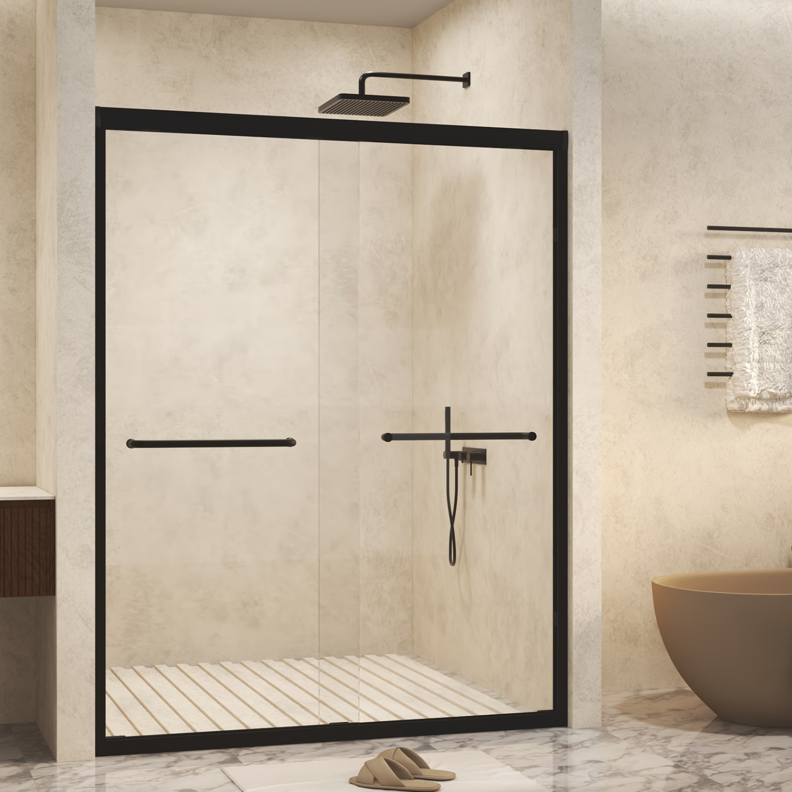 Lordear HMS-LD-6A22-1-606SS Shower-Doors - View #2
