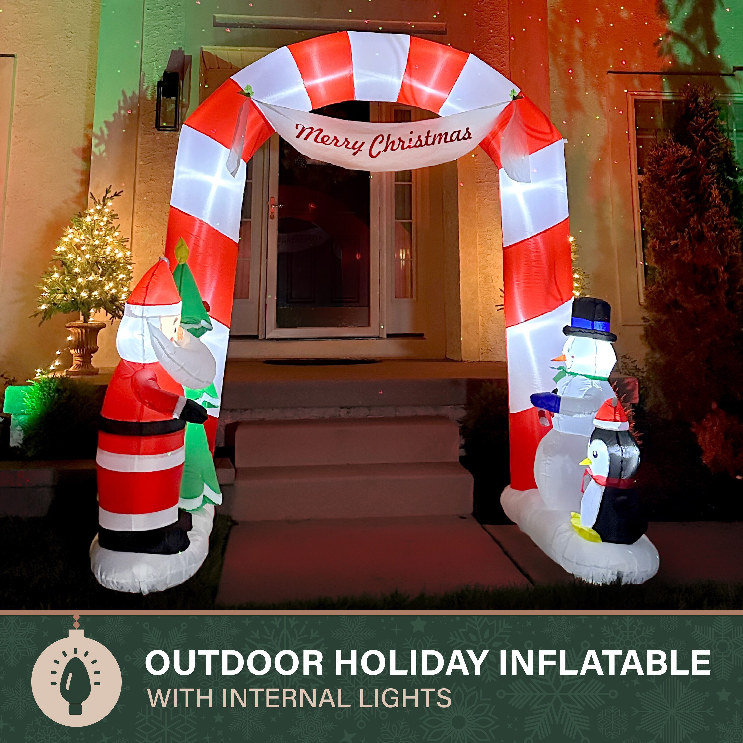 Fraser Hill Farm FHFARCHWY083-L Christmas-Inflatables - View #8