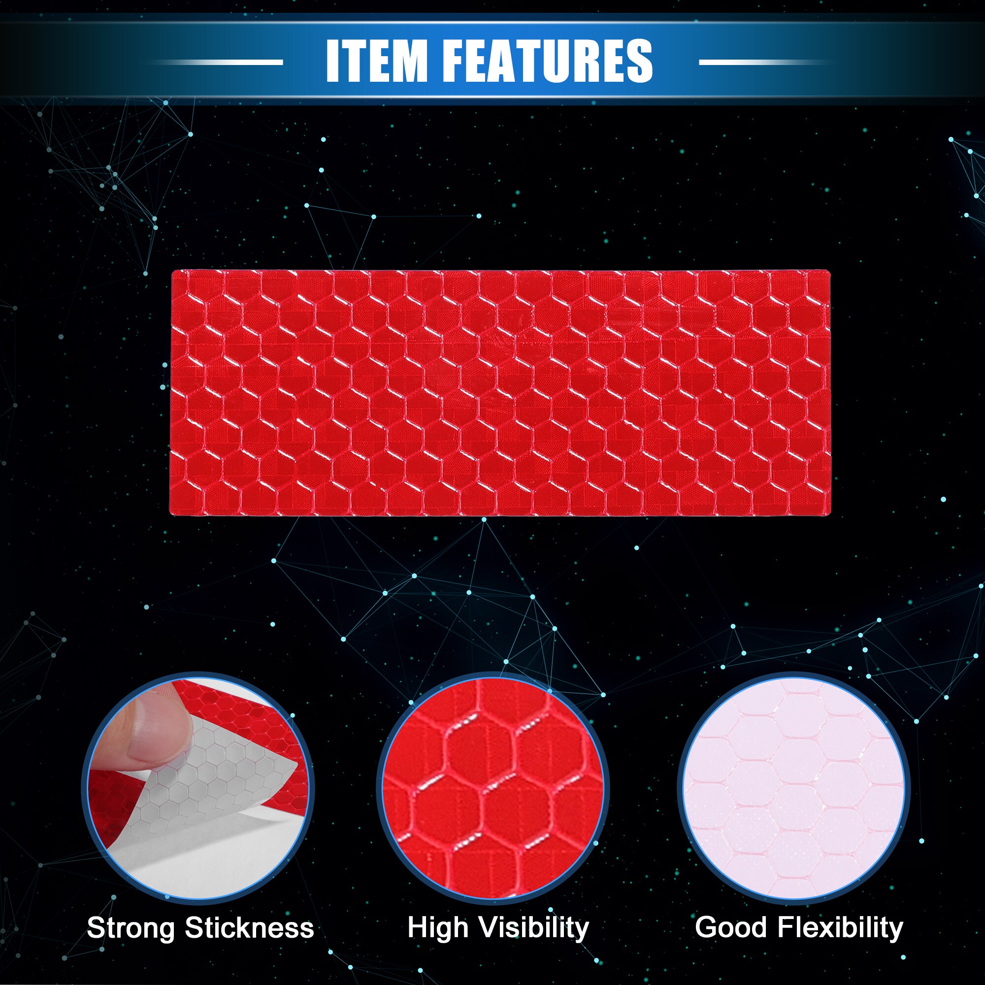 Unique Bargains S25121800UX3070 Driveway-Reflectors - View #4
