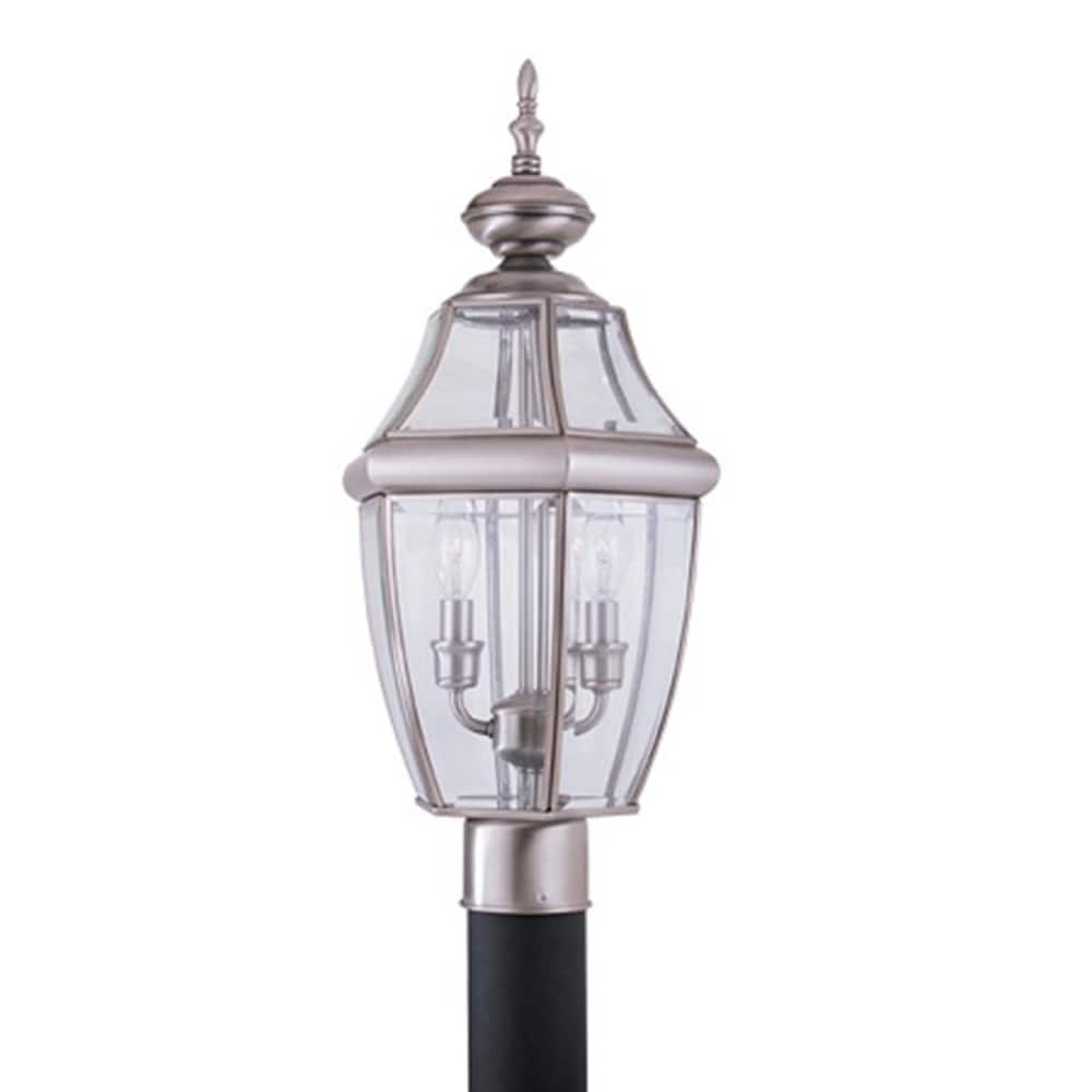 Generation Lighting 8229-965 Lancaster 21.5-in Antique brushed nickel Traditional Outdoor Post light