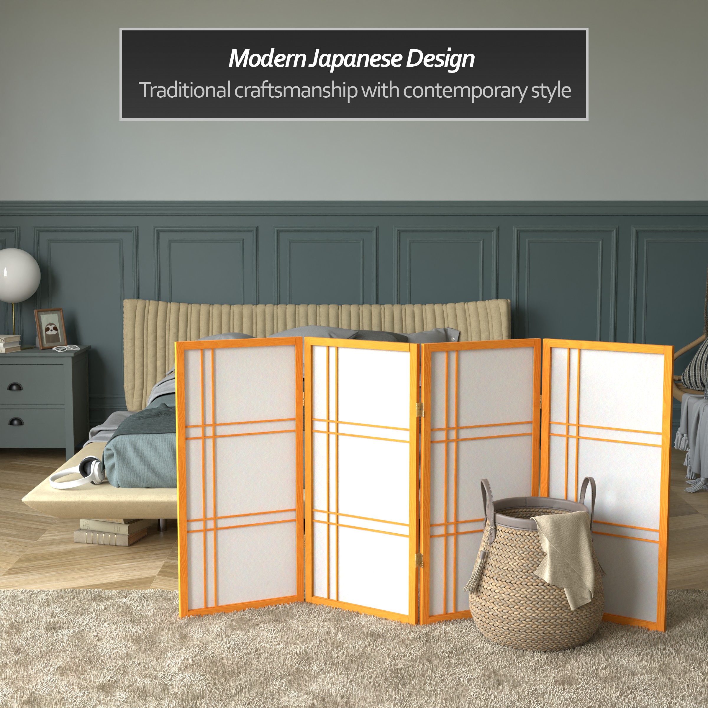 Red Lantern DC36-HON-4P Indoor-Privacy-Screens - View #3