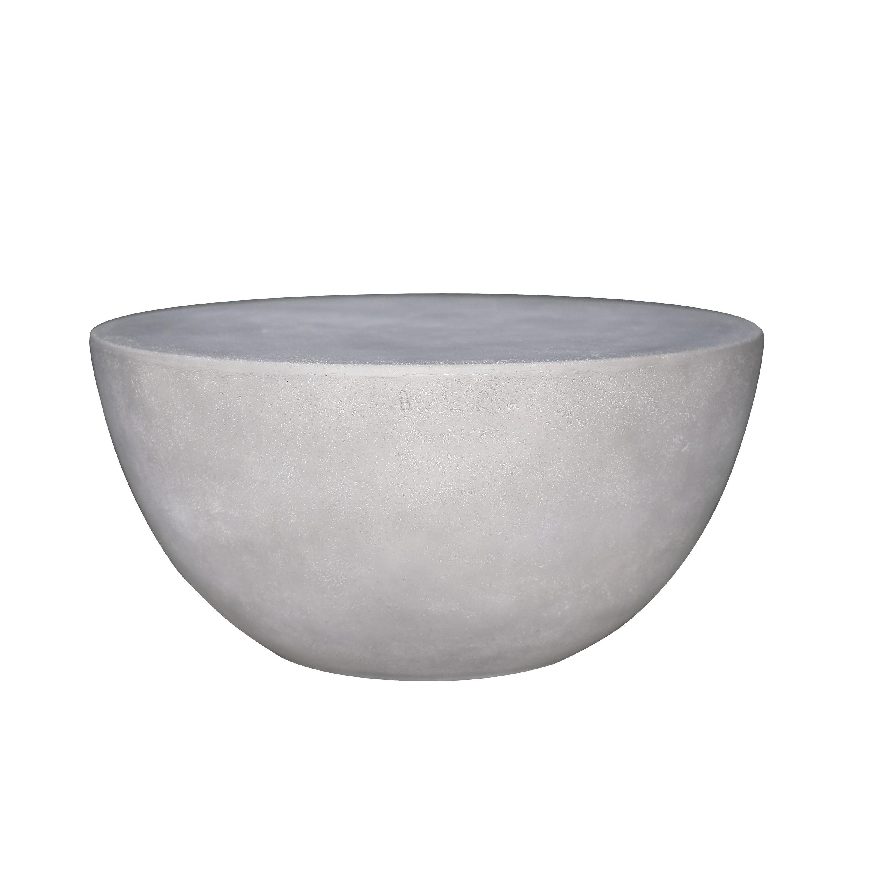 MPG Planters PF2064SC 29 in dia x 14 in H Smooth Cement Coffee Table Round N Coffee Table 29-in W x 29-in L