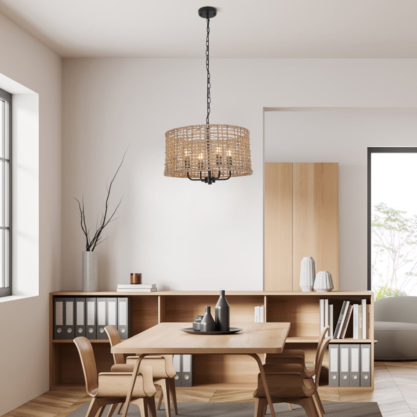 Oukaning JZUCK5K7NSHCX Pendant-Lights - View #2