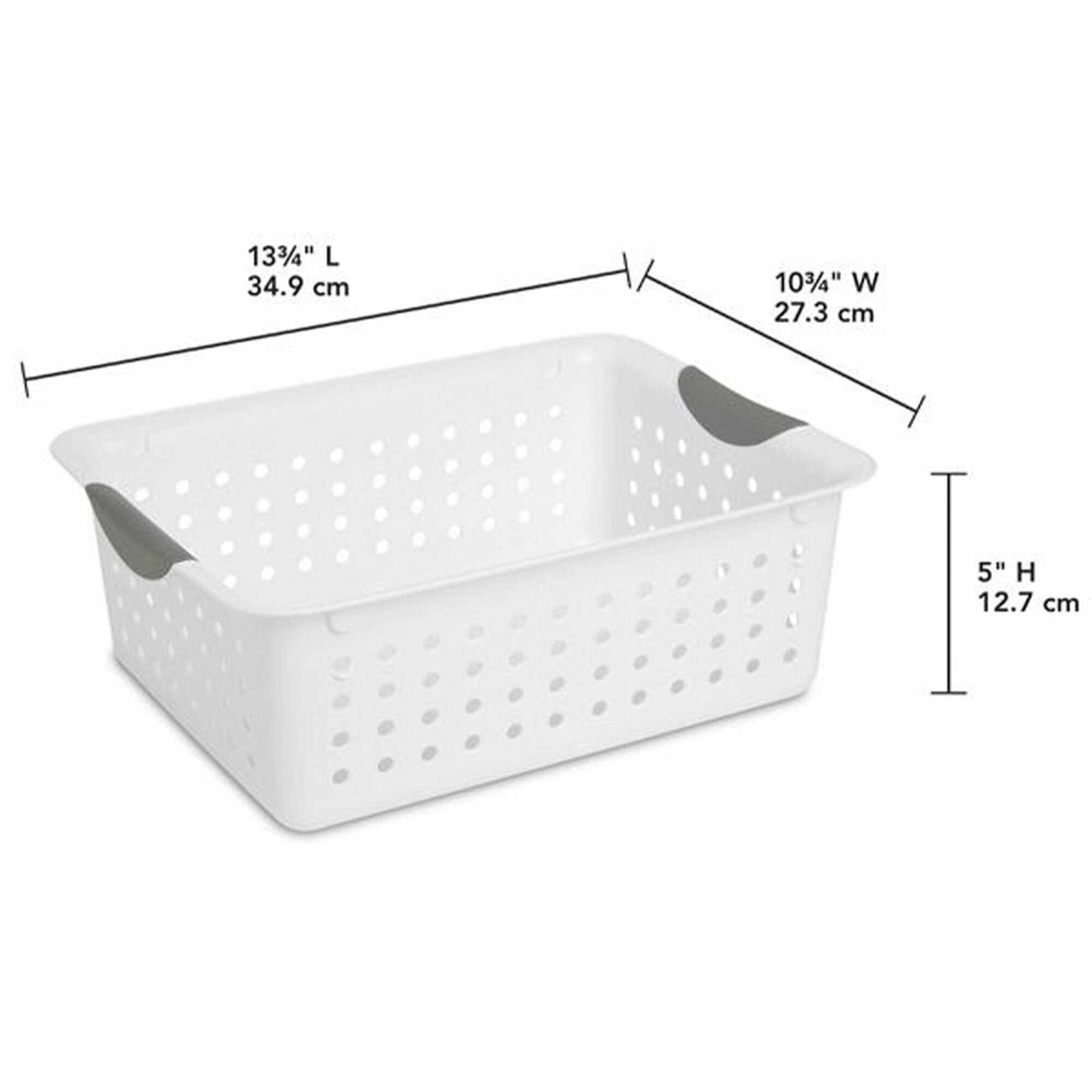 White Storage Bins & Baskets at
