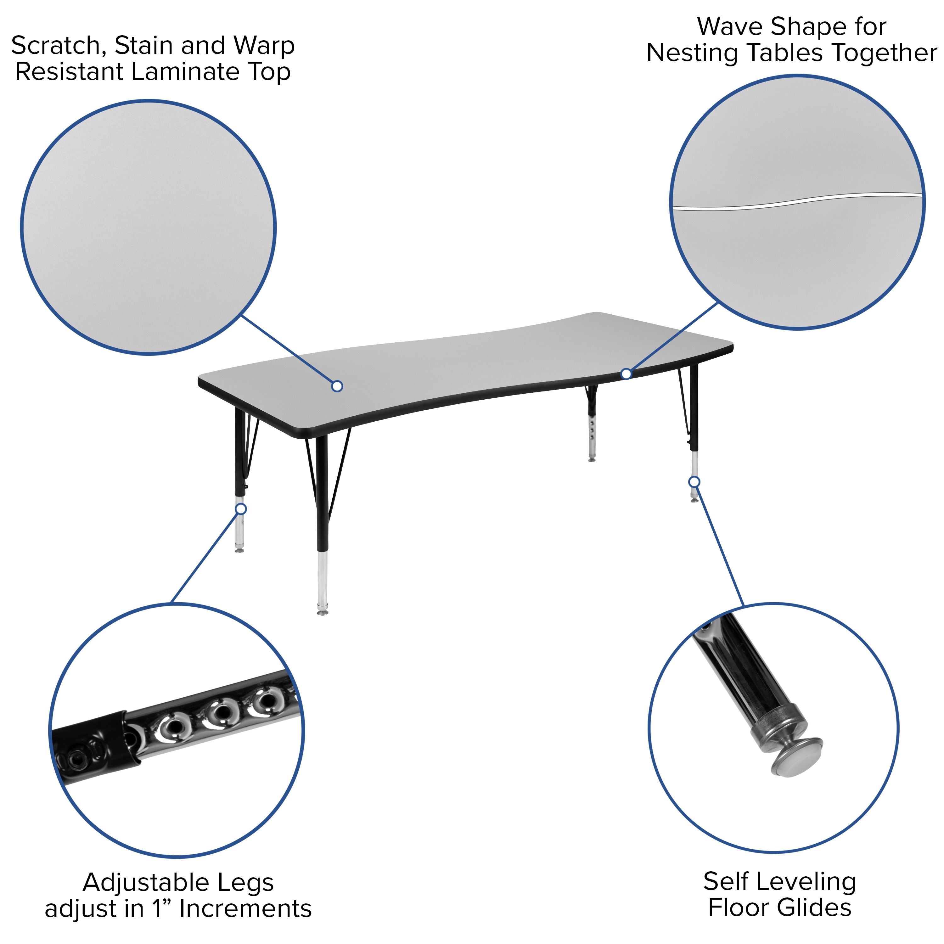 Flash Furniture 889142515258 Kids-Play-Tables - View #4