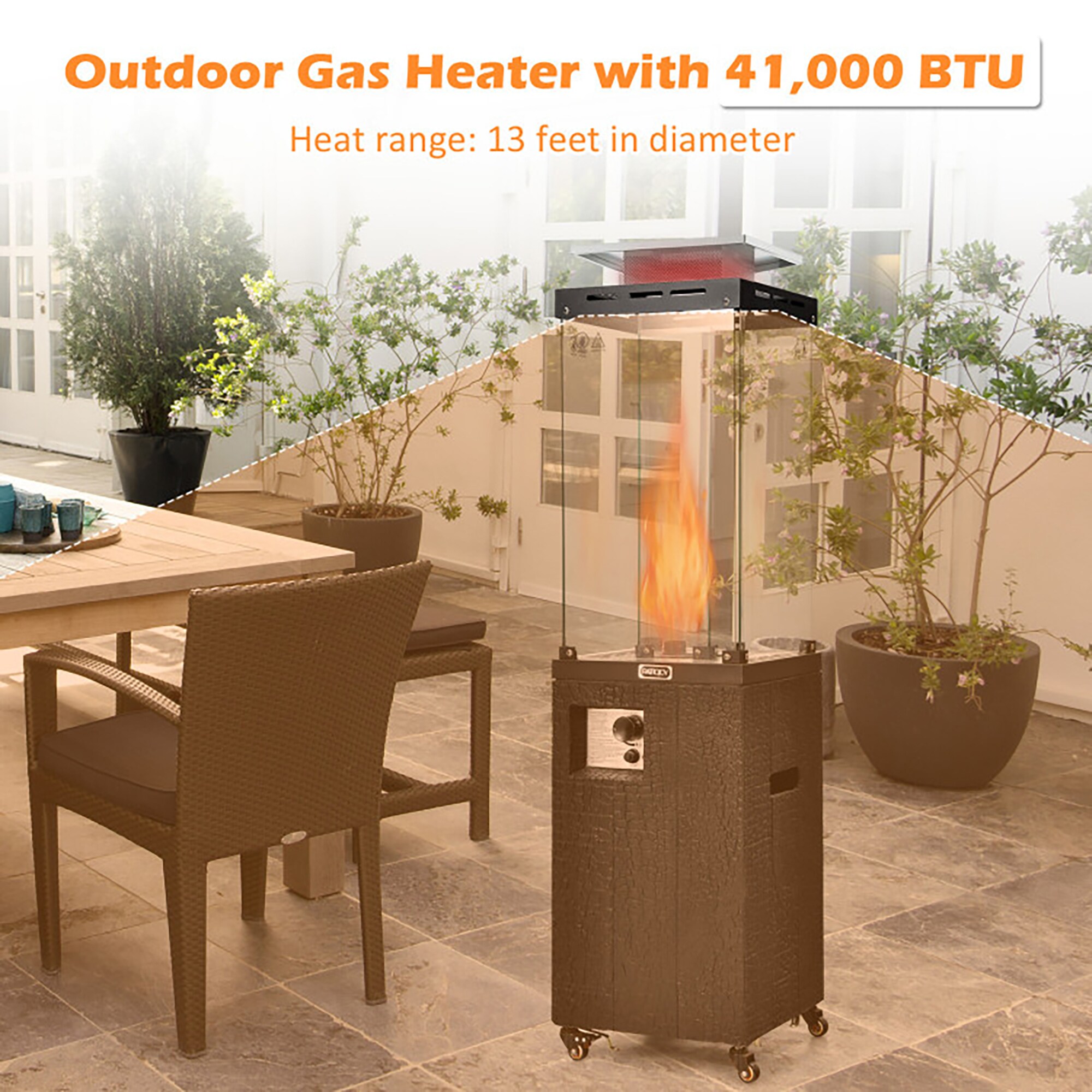 Clihome CL-NP11219US-DK Outdoor-Gas-Patio-Heaters - View #4
