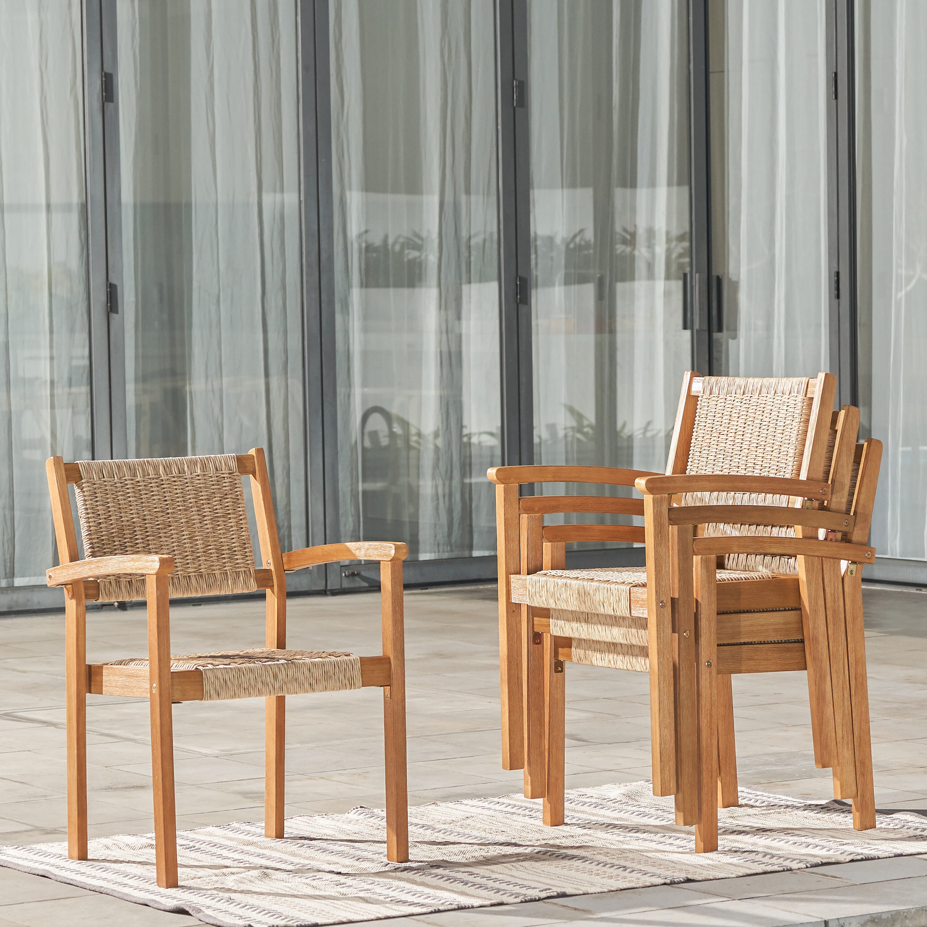 AZEN M1951 Patio-Chairs - View #2