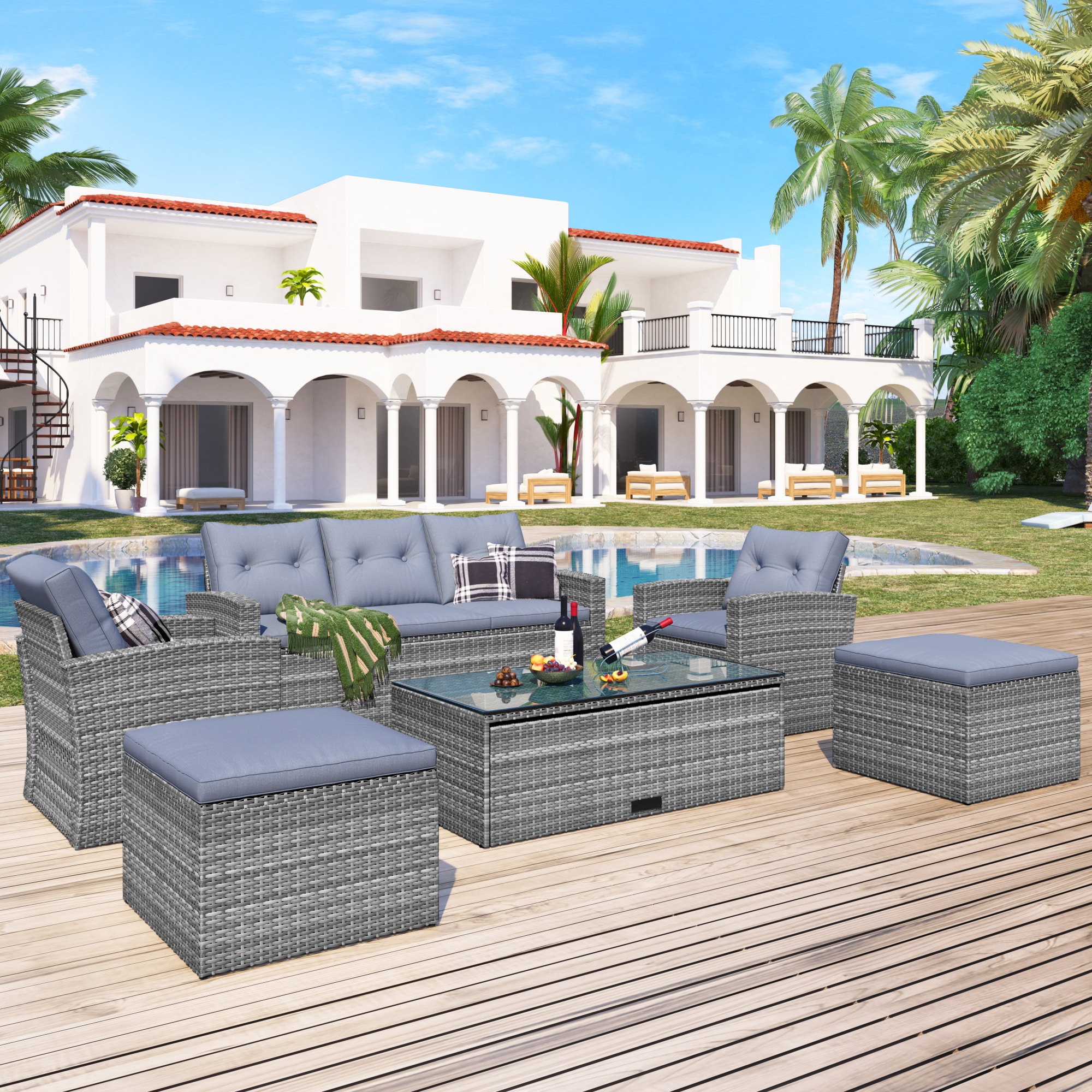 ModernLuxe L-FG201201AAE Patio-Conversation-Sets - View #19