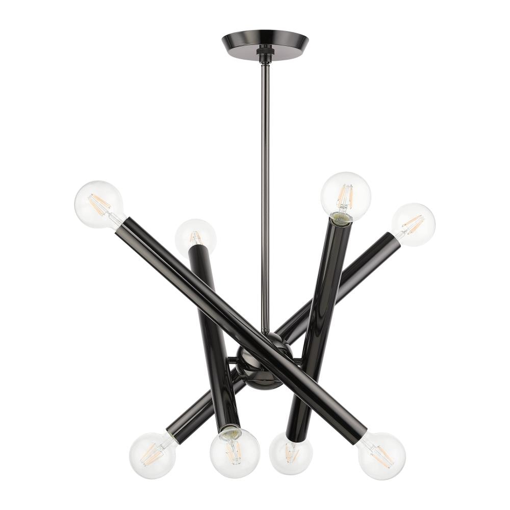 Stafford Black Chrome 8-Light Sputnik Chandelier