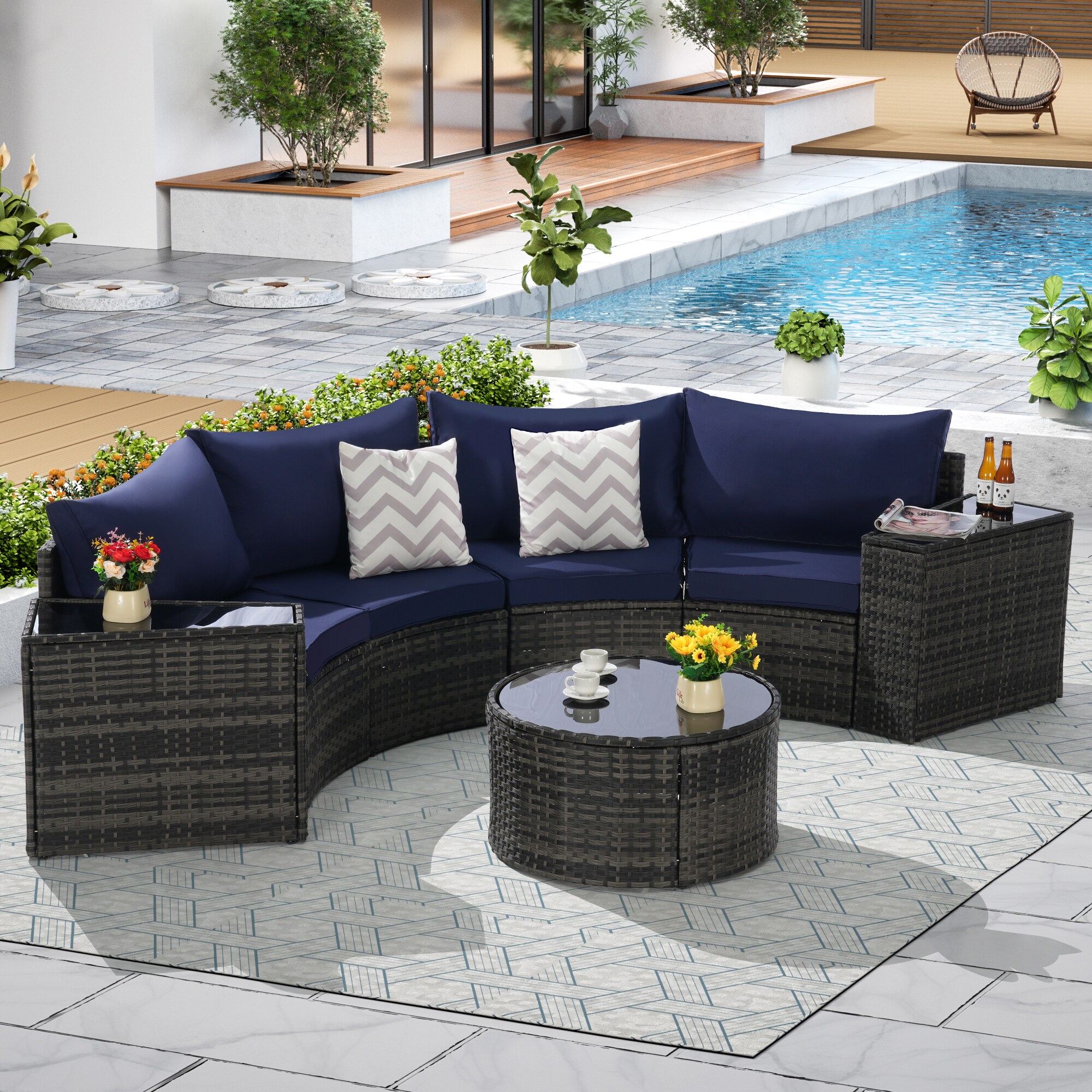 SINOFURN SYB670031BL Patio-Sofas-Daybeds - View #2