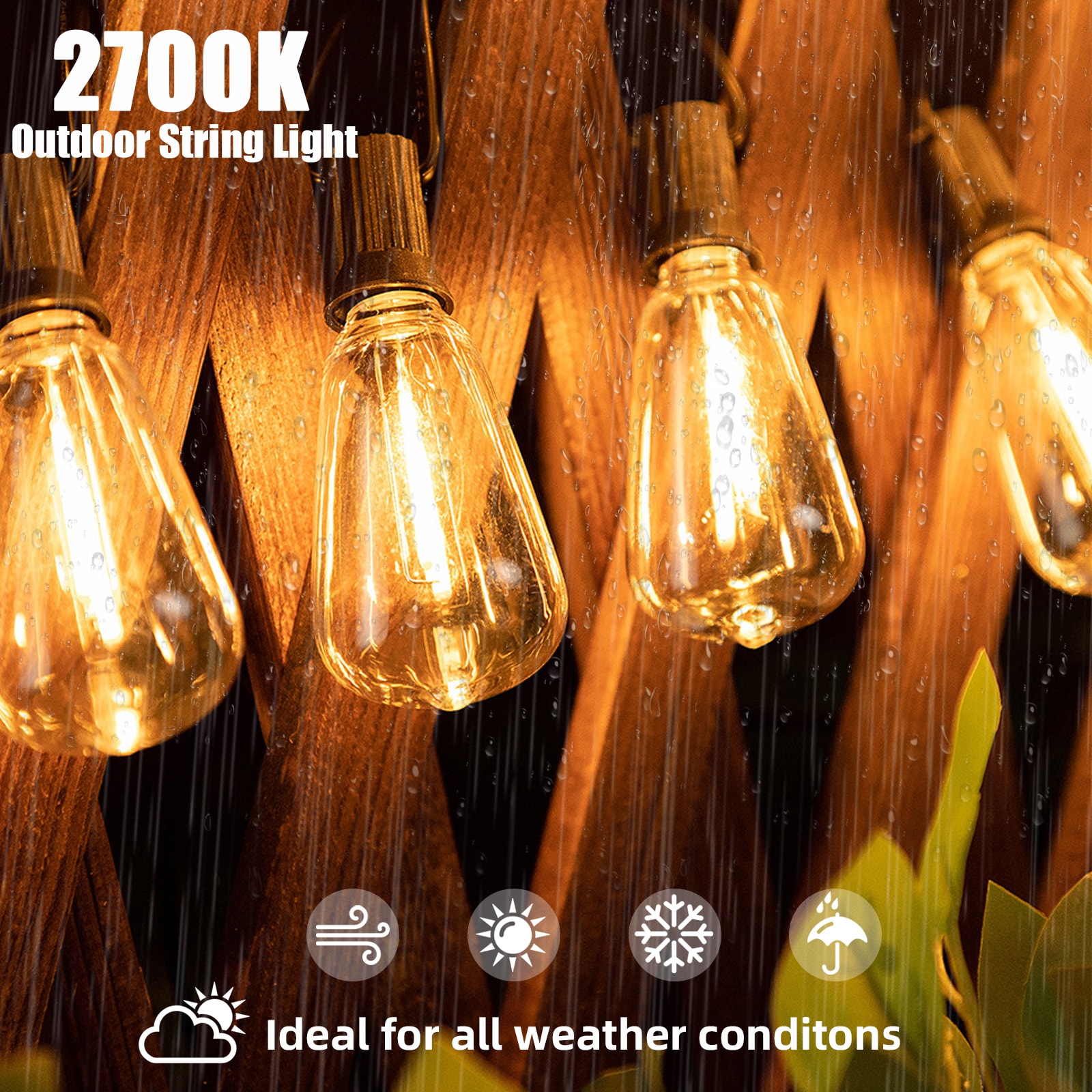 WYZM E12-A Patio-String-Lights - View #9