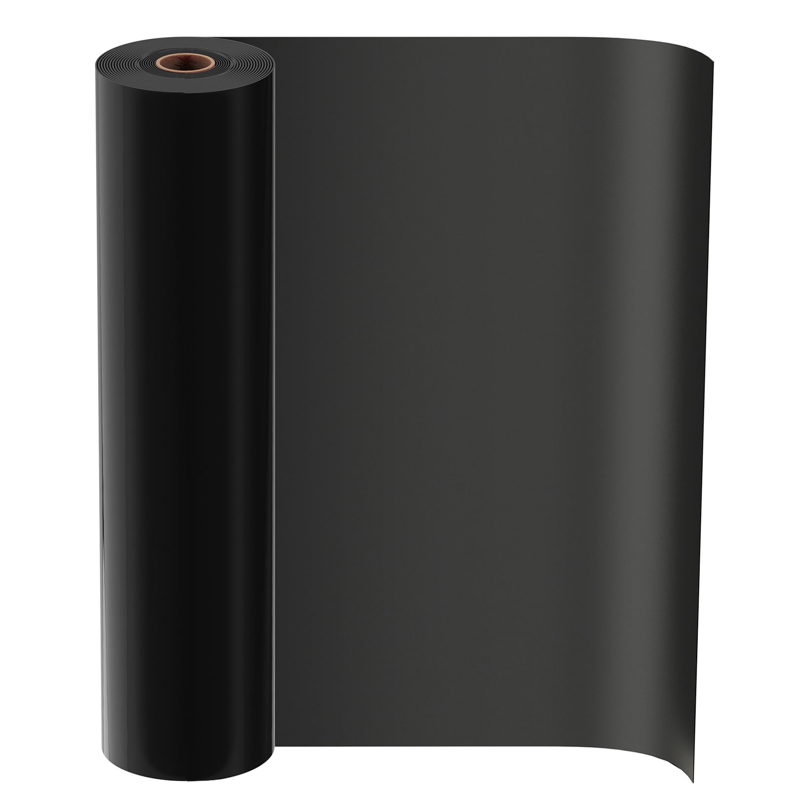 GIVIMO 6-mil Plastic Sheeting 20-ft x 100-ft Black Heavy Duty Polyethylene Roll 2000-sq ft Drop Cloth Vapor Barrier for Crawl Space Garden Weed Control Painters Tarp