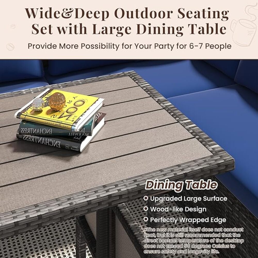 AECOJOY 16076DBU-LS01 Patio-Sofas-Daybeds - View #2