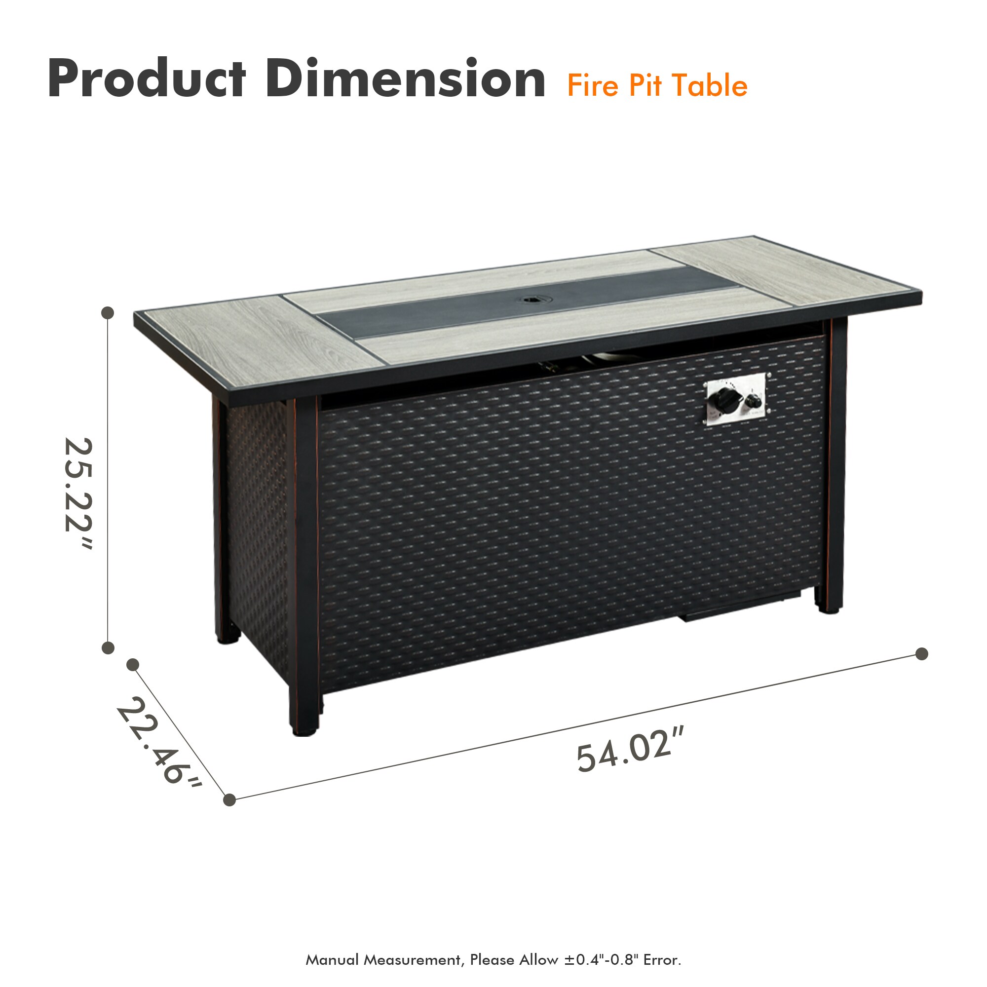 Pouuin GRM8015 Outdoor-Gas-Firepits - View #6