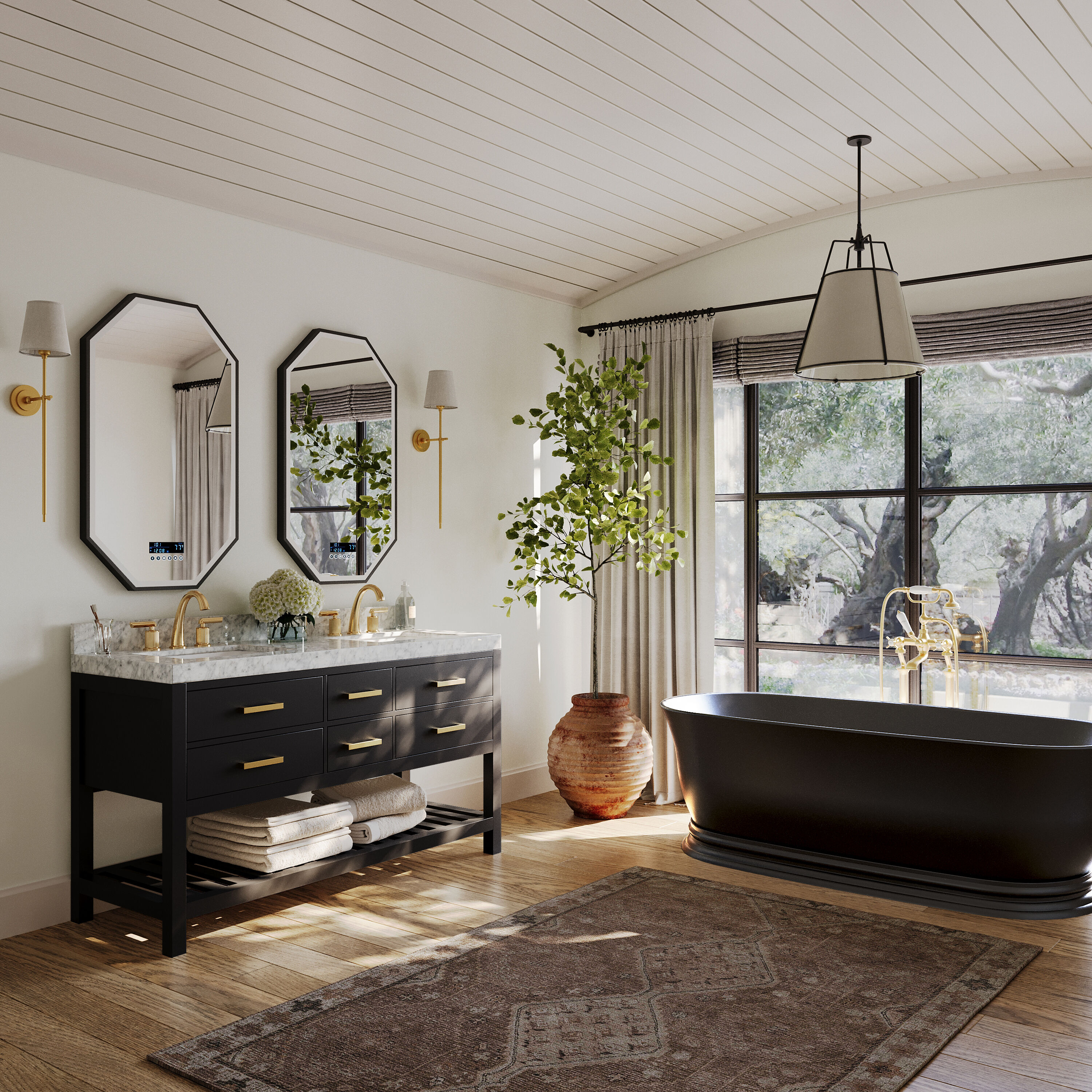 Ancerre Designs VTSELIZABETH60BOCWGD Bath-Vanity-Combo - View #8