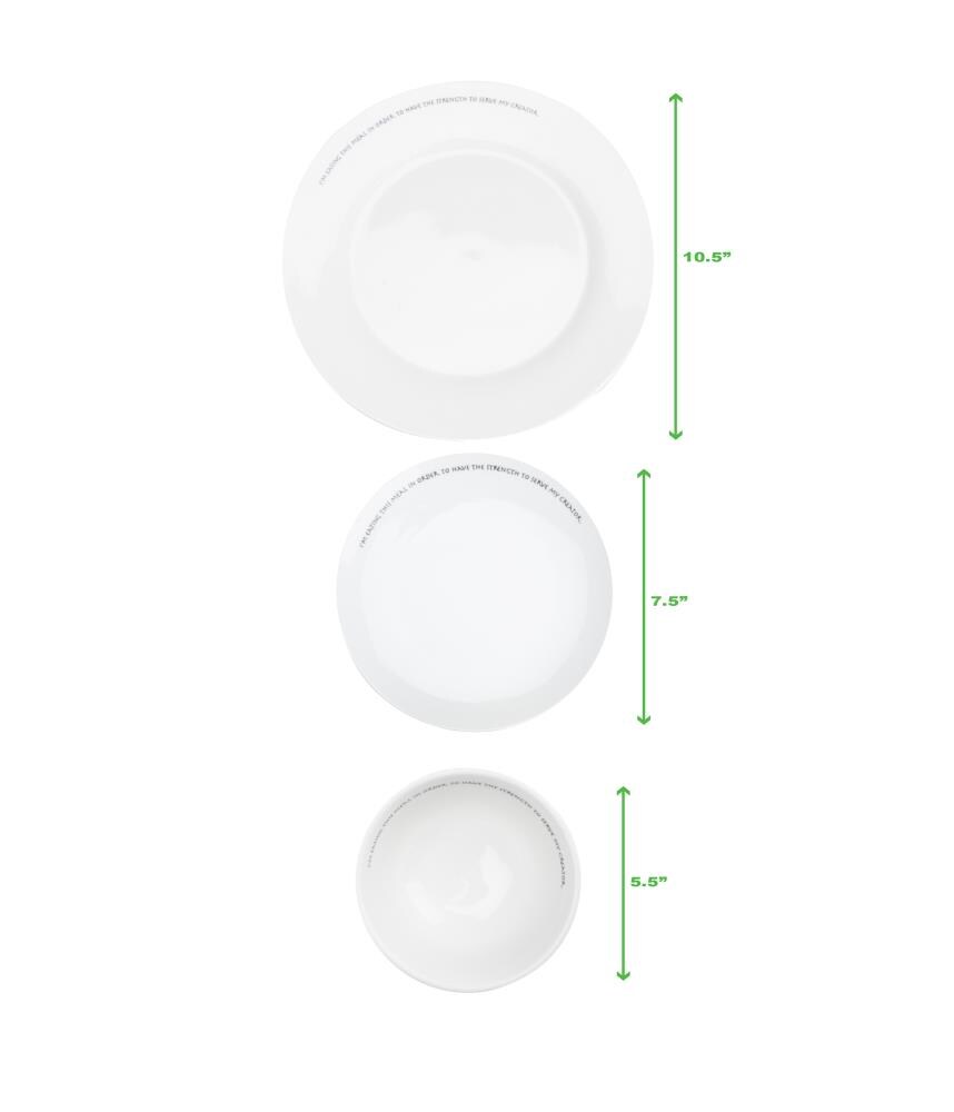 Mind Reader RELIDISH3-WHT serveware - View #7