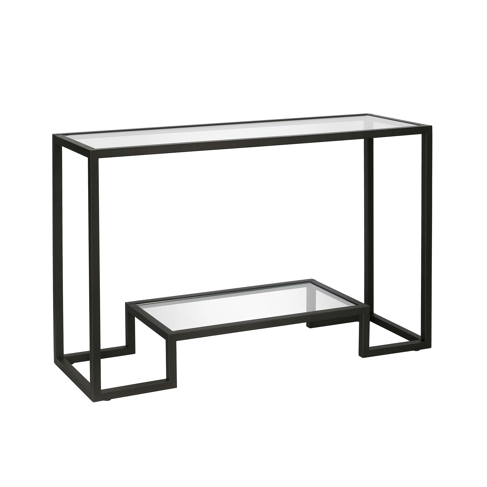 Hailey Home AT0264 Athena Midcentury Blackened bronze Console table