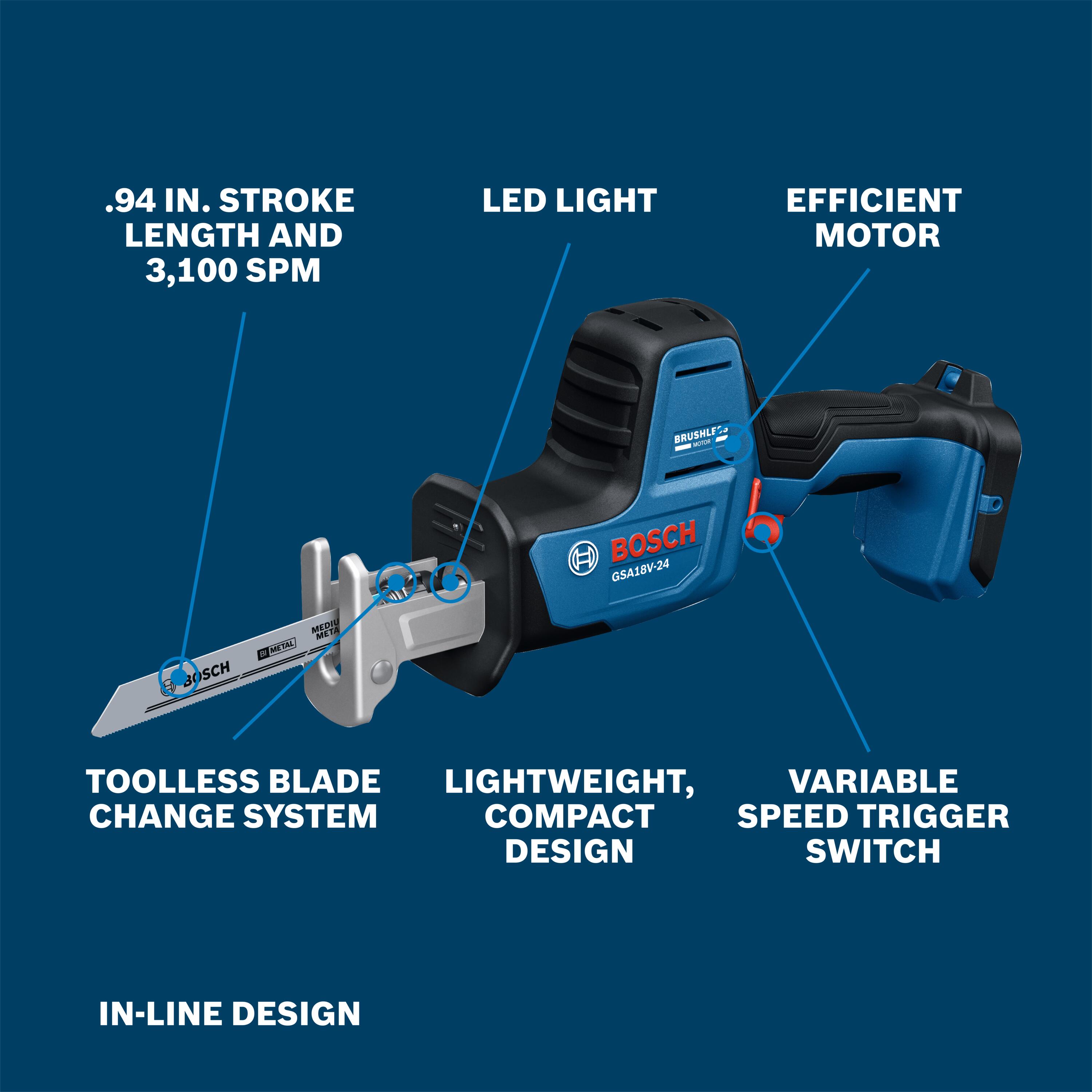Bosch GSA18V-24N c100095 - View #3