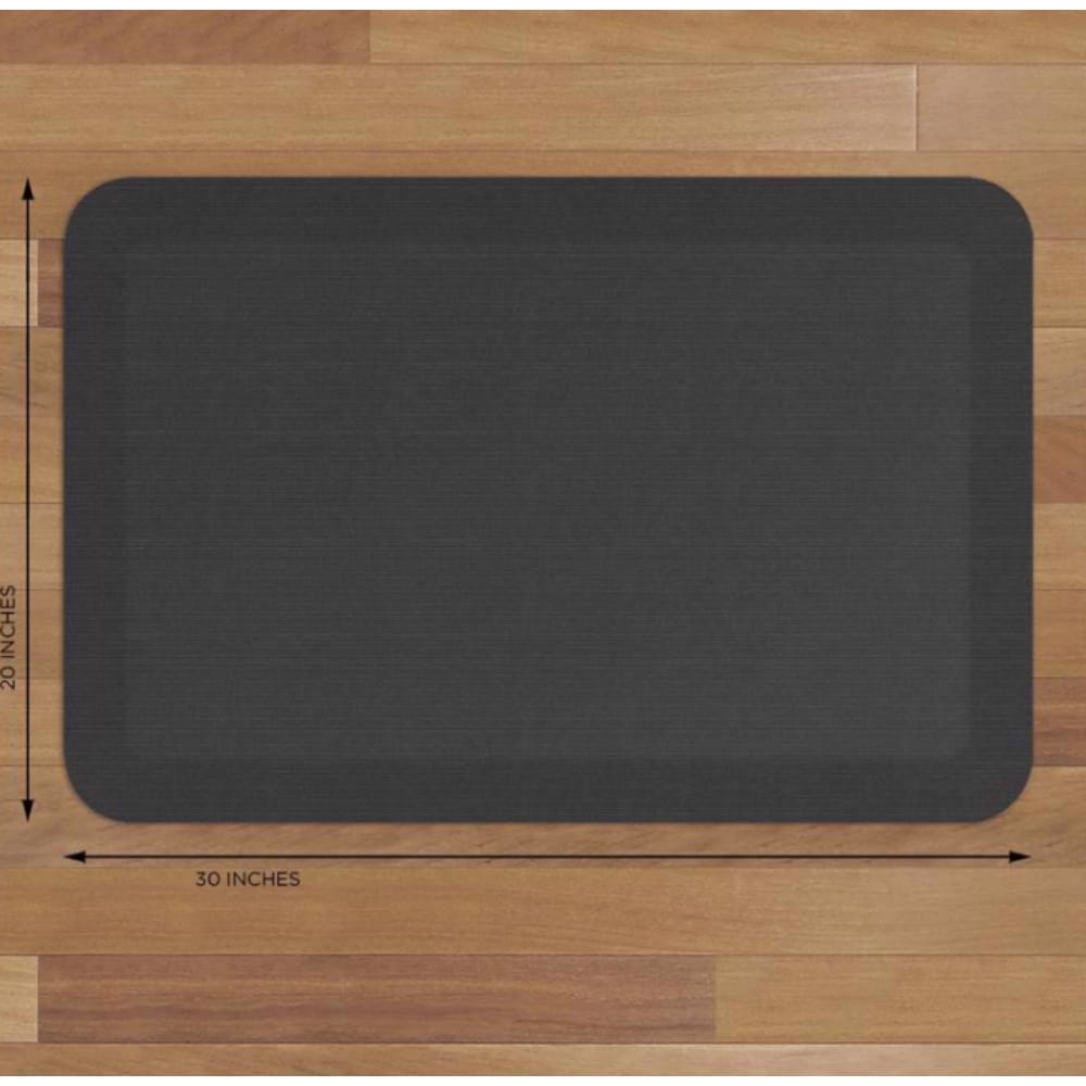 GelPro Gel Pro 20 x 30 in Charcoal Polyurethane Foam Anti-Fatigue Mat Nonslip Indoor
