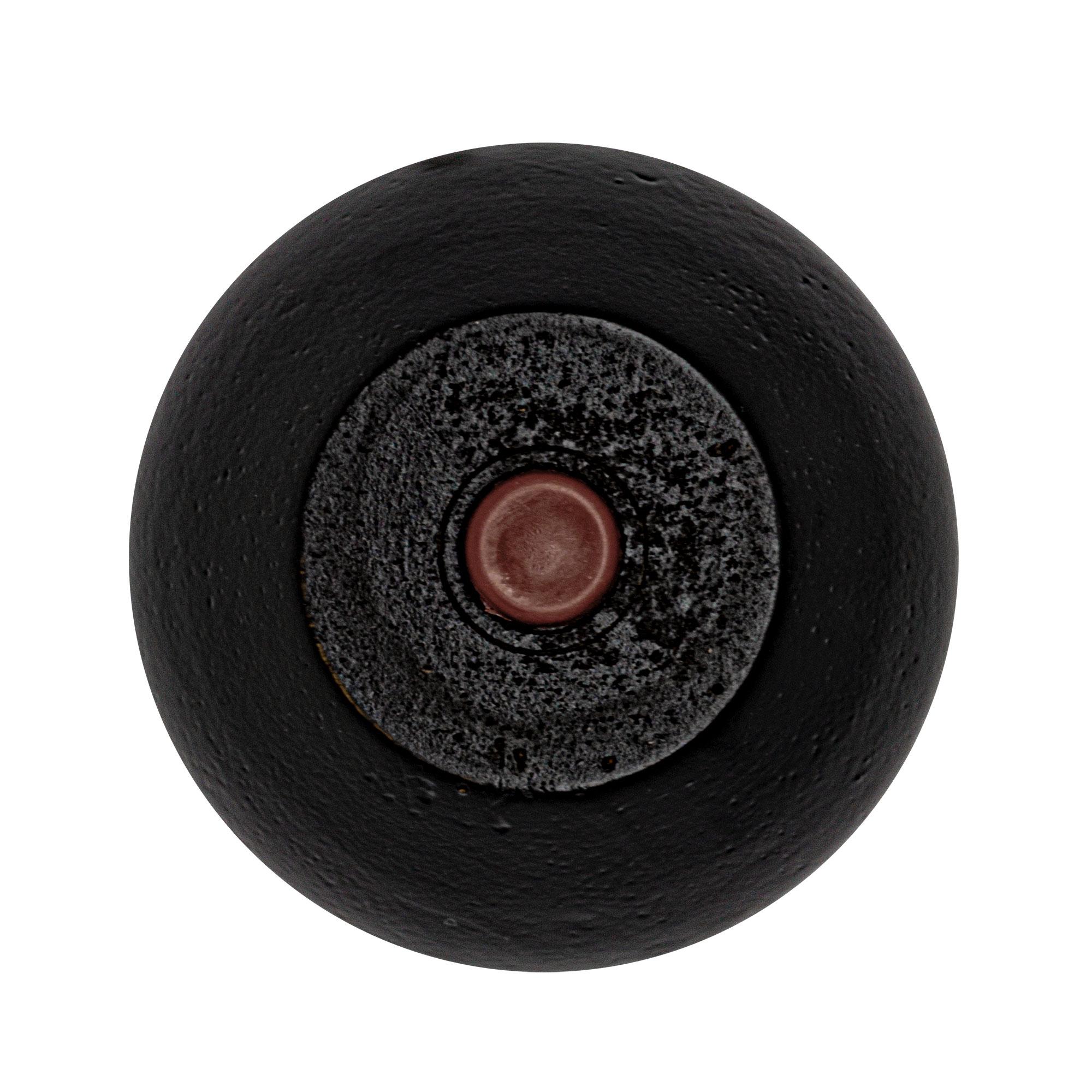 Espresso Stained Rubberwood Round Bun Foot Set of 4