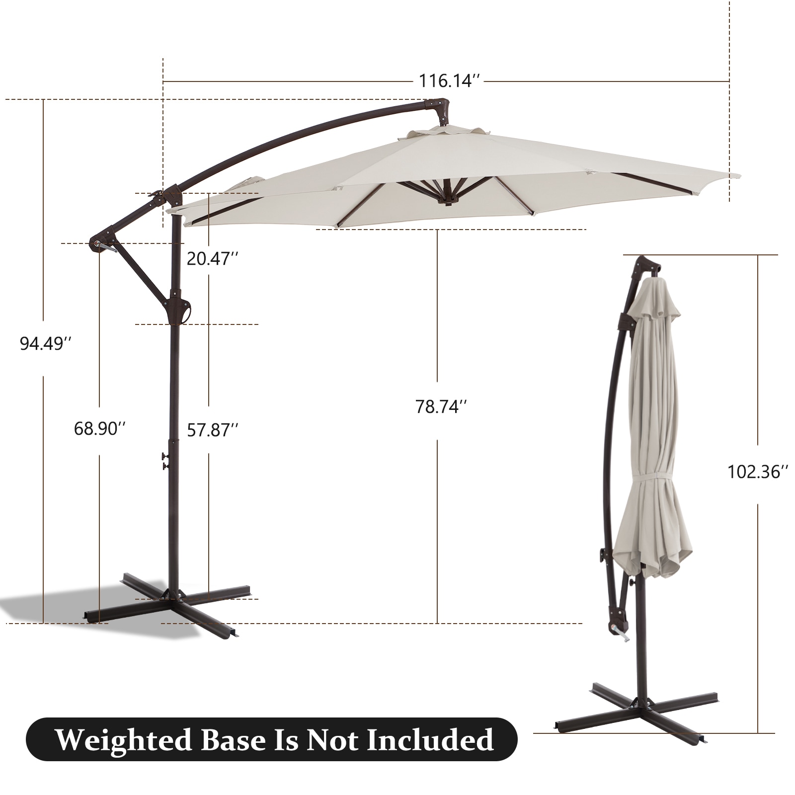 JEAREY JE-XHL-WH-Q Umbrellas-2 - View #2