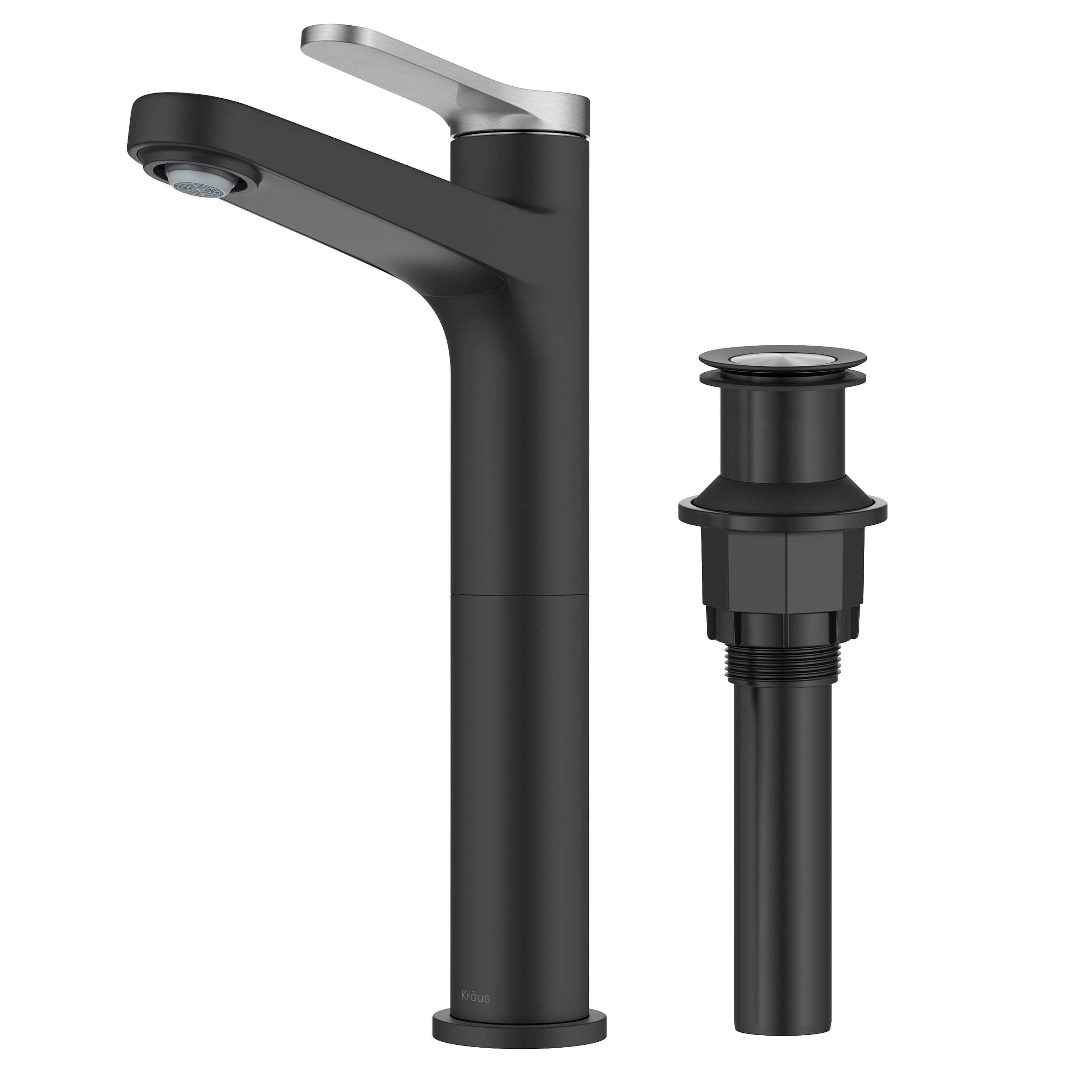 Kraus KVF-1410SFBNMB Lavatory-Faucets - View #2