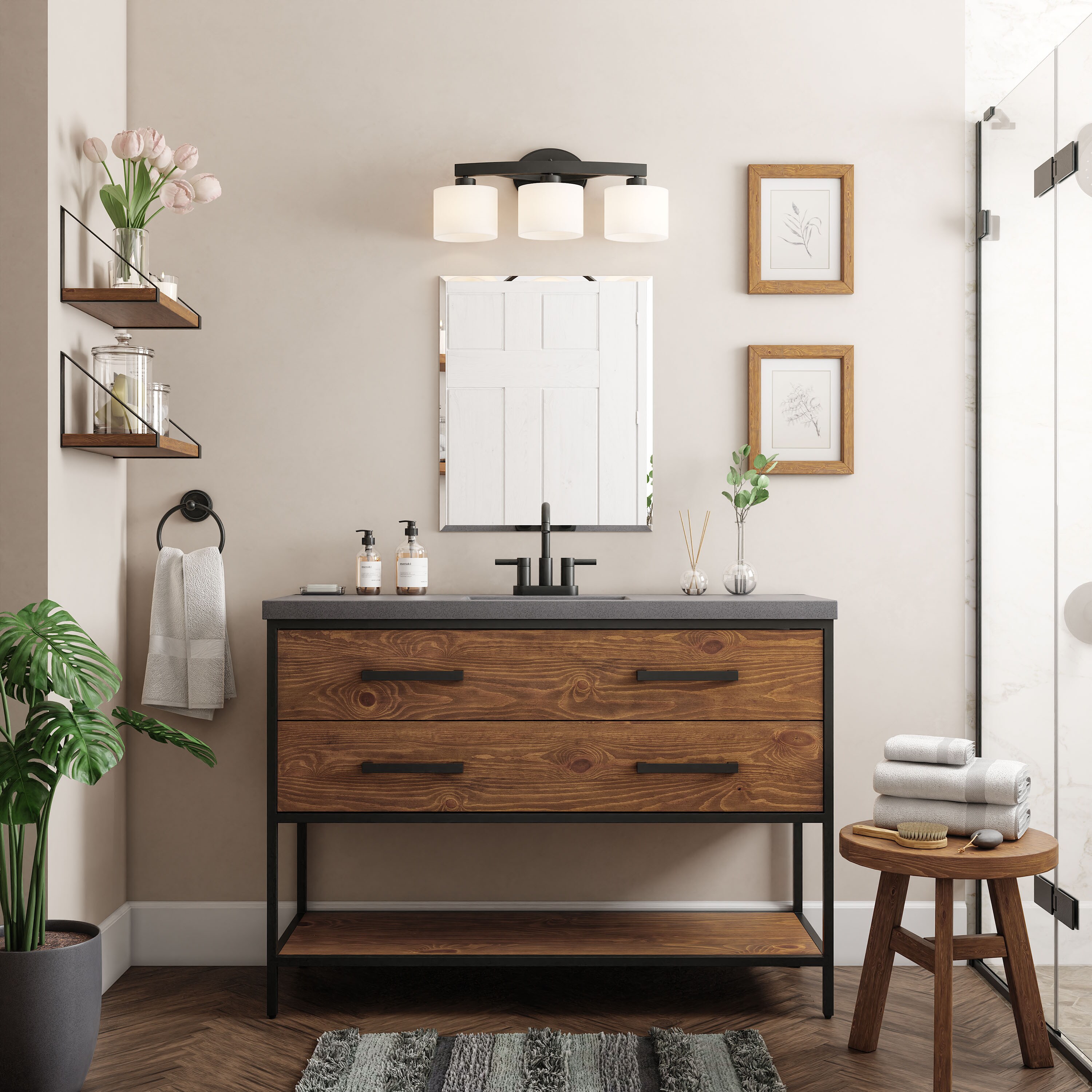 allen + roth 1650VA-48-285 Bath-Vanity-Combo - View #14