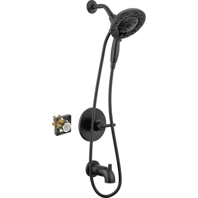 Delta Ara Matte Black 1-handle Bathtub and Shower Faucet Delta Ara Matte Black 1-handle Bathtub and Shower Faucet
