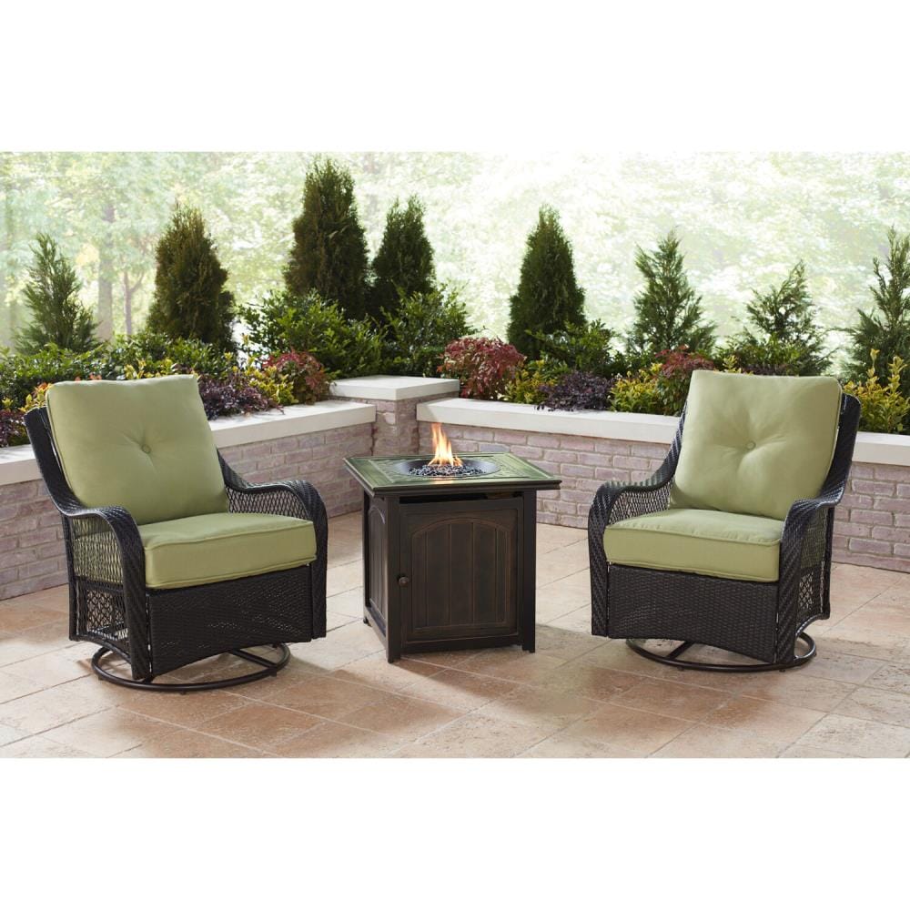 Hanover ORL3PCFPSQ-GRN Patio-Conversation-Sets - View #9
