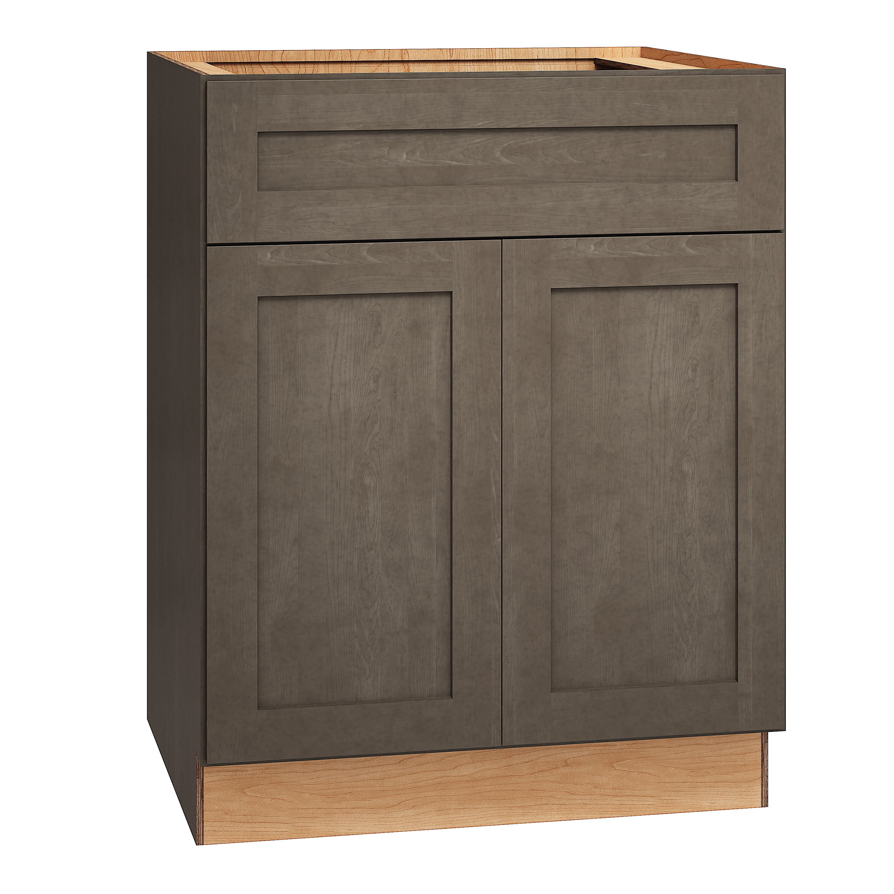RELIABILT 334 B27 Pinnacle 27-in W x 34.5-in H x 24-in D Stain Base Fully assembled Plywood Cabinet (Recessed Panel Shaker)