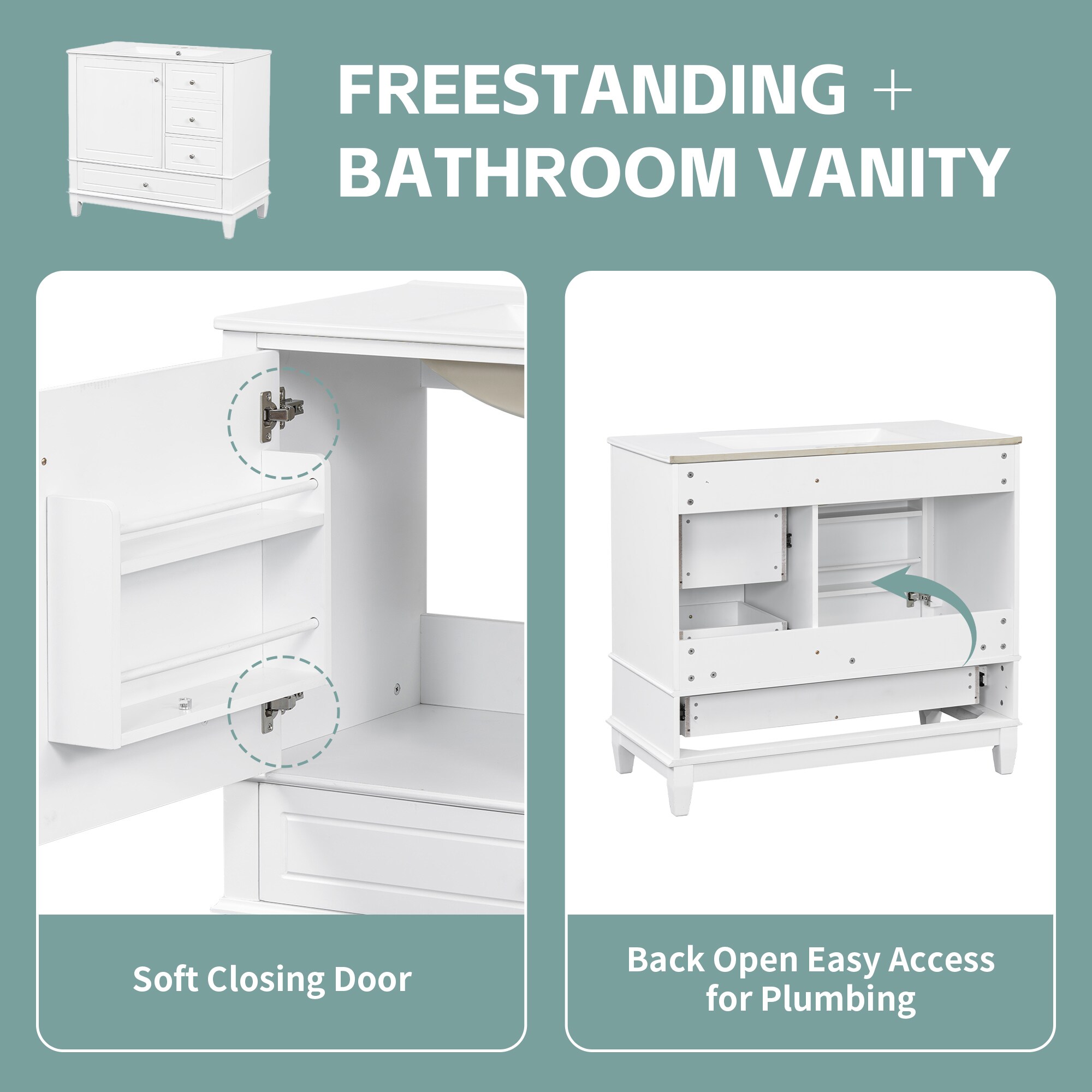 GDFStudio 342162 Bath-Vanity-Combo - View #7