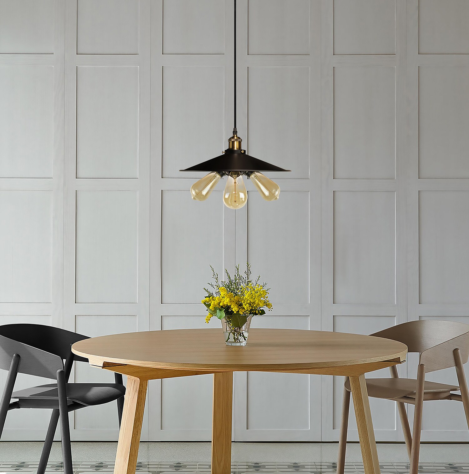 IPOINT IPT-8009-D15-3-BLK Pendant-Lights - View #5