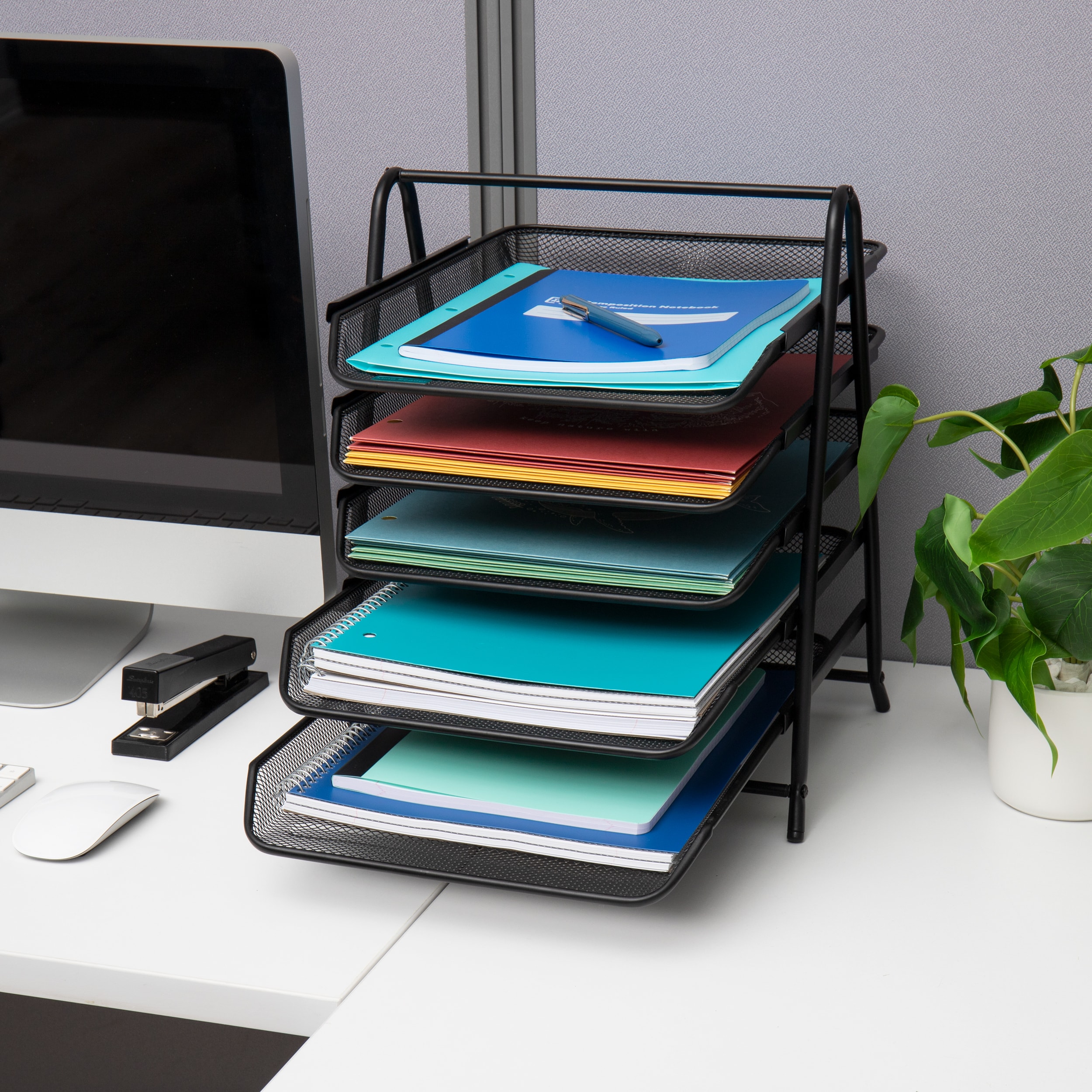 Mind Reader 5TPAPER-BLK Desktop-Organizers - View #6