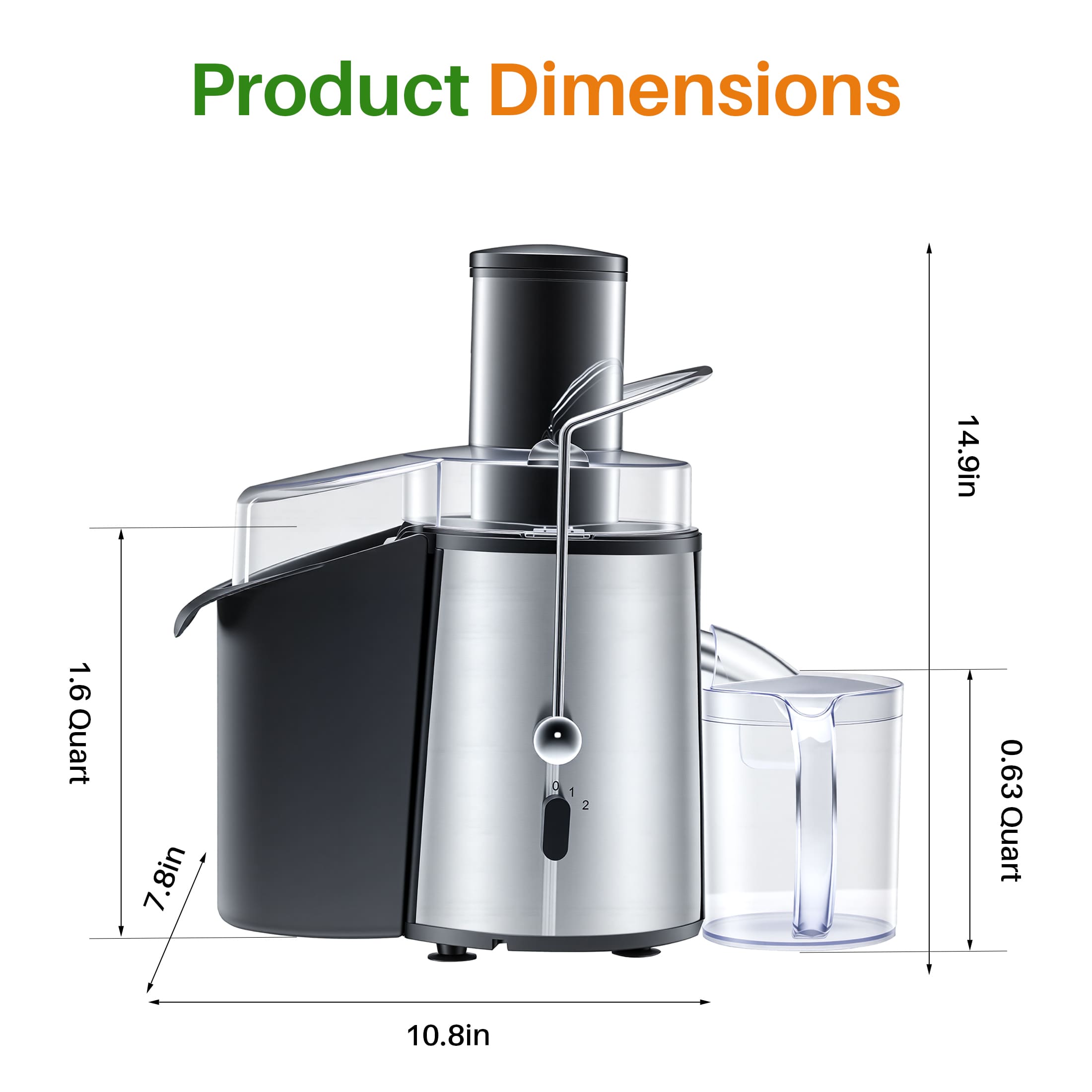 Sweetcrispy L-AM-ZZJ70LX-3SR juicers - View #8
